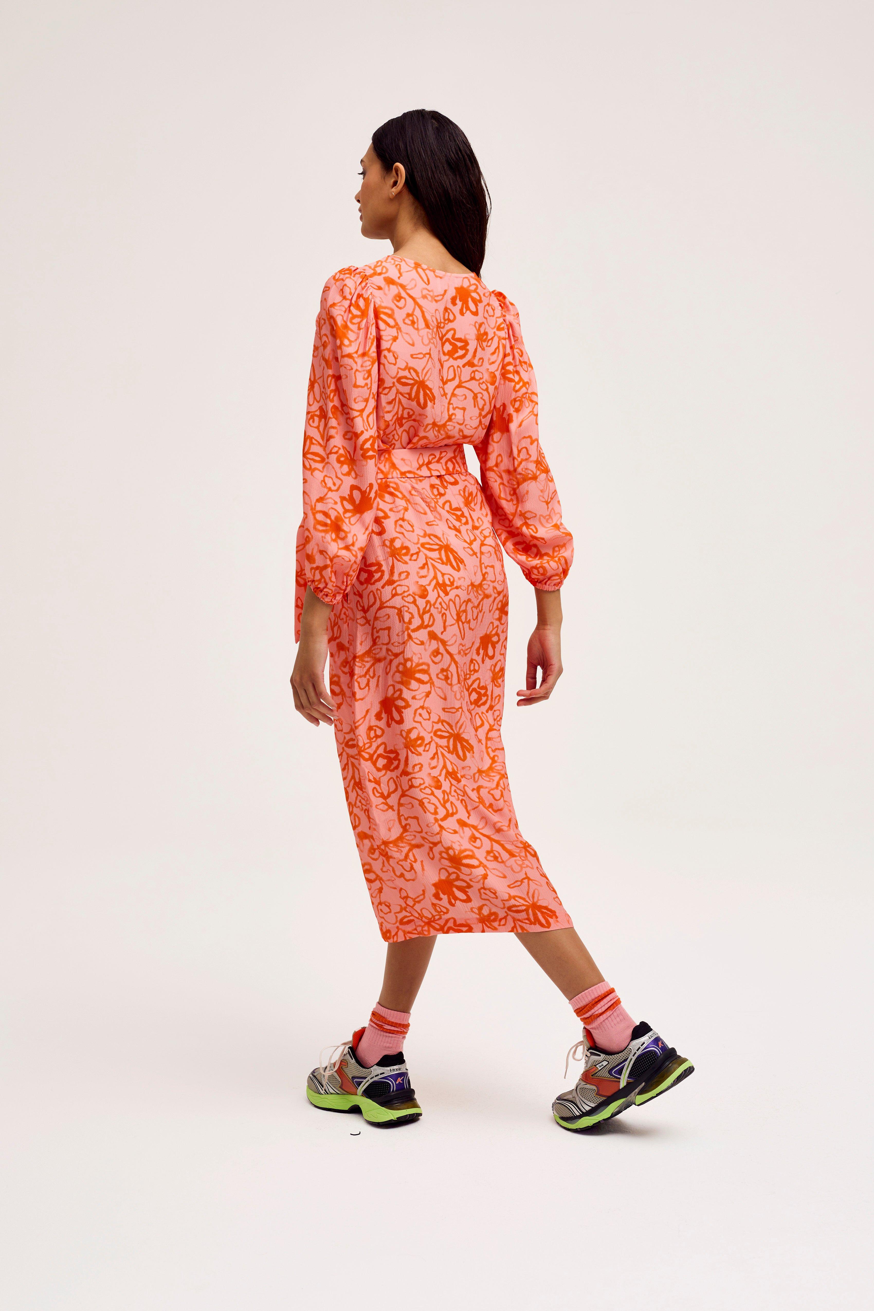 CKS Dames - DORISA - long dress - bright orange