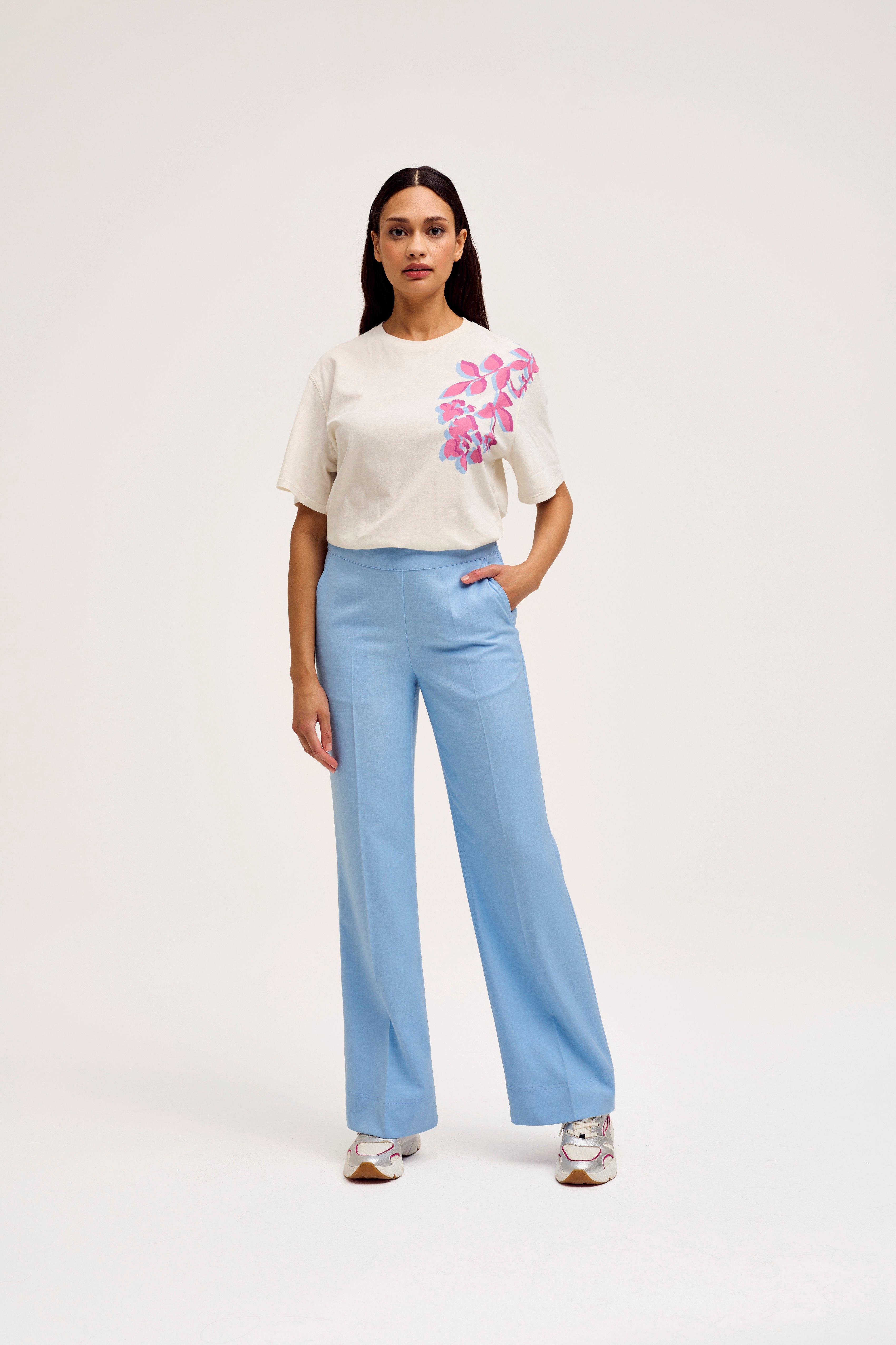 CKS Dames - TAIF - long trouser - light blue