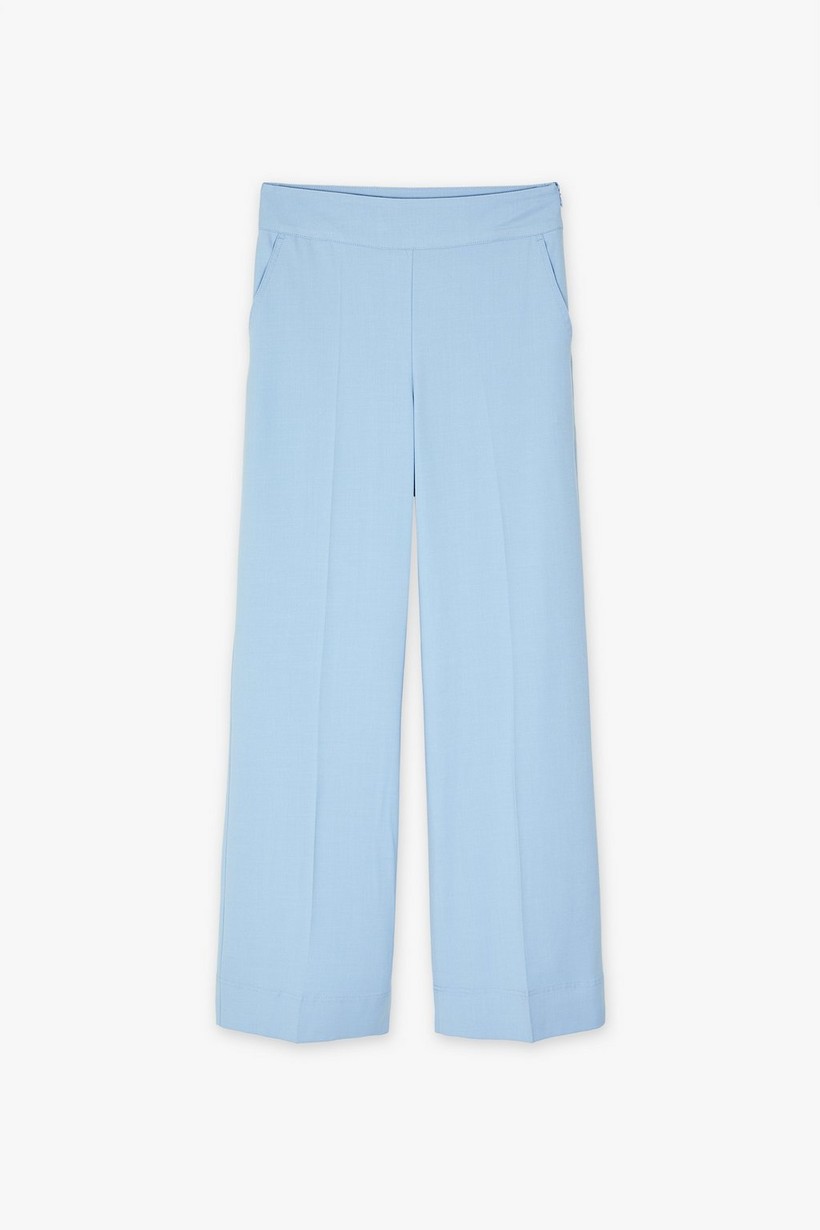 CKS Dames - TAIF - pantalon long - bleu clair