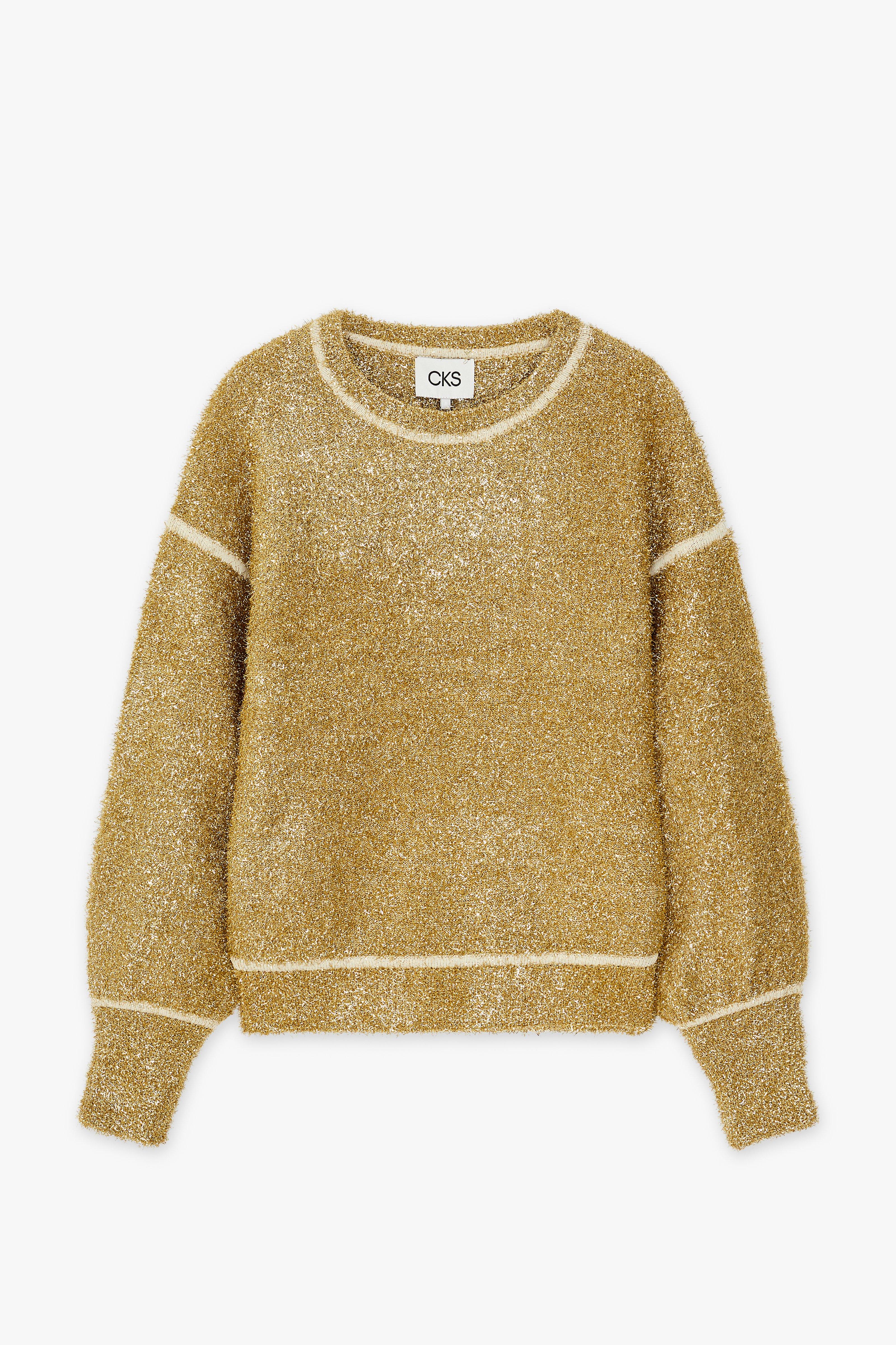CKS Dames - PUNT - pullover - dark yellow