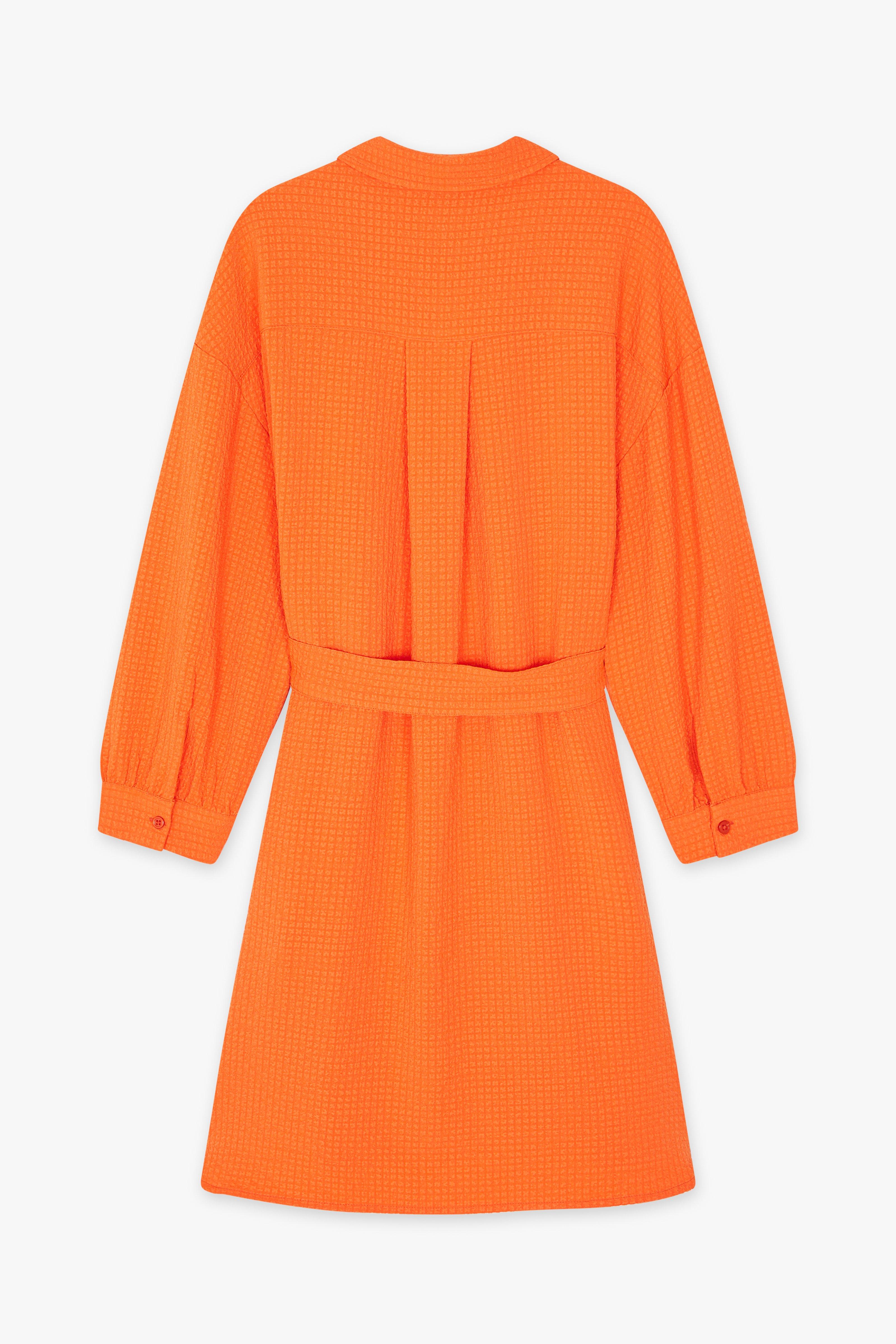 CKS Dames - DRIVEN - short dress - bright orange