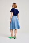 CKS Dames - INOA - midi skirt - blue