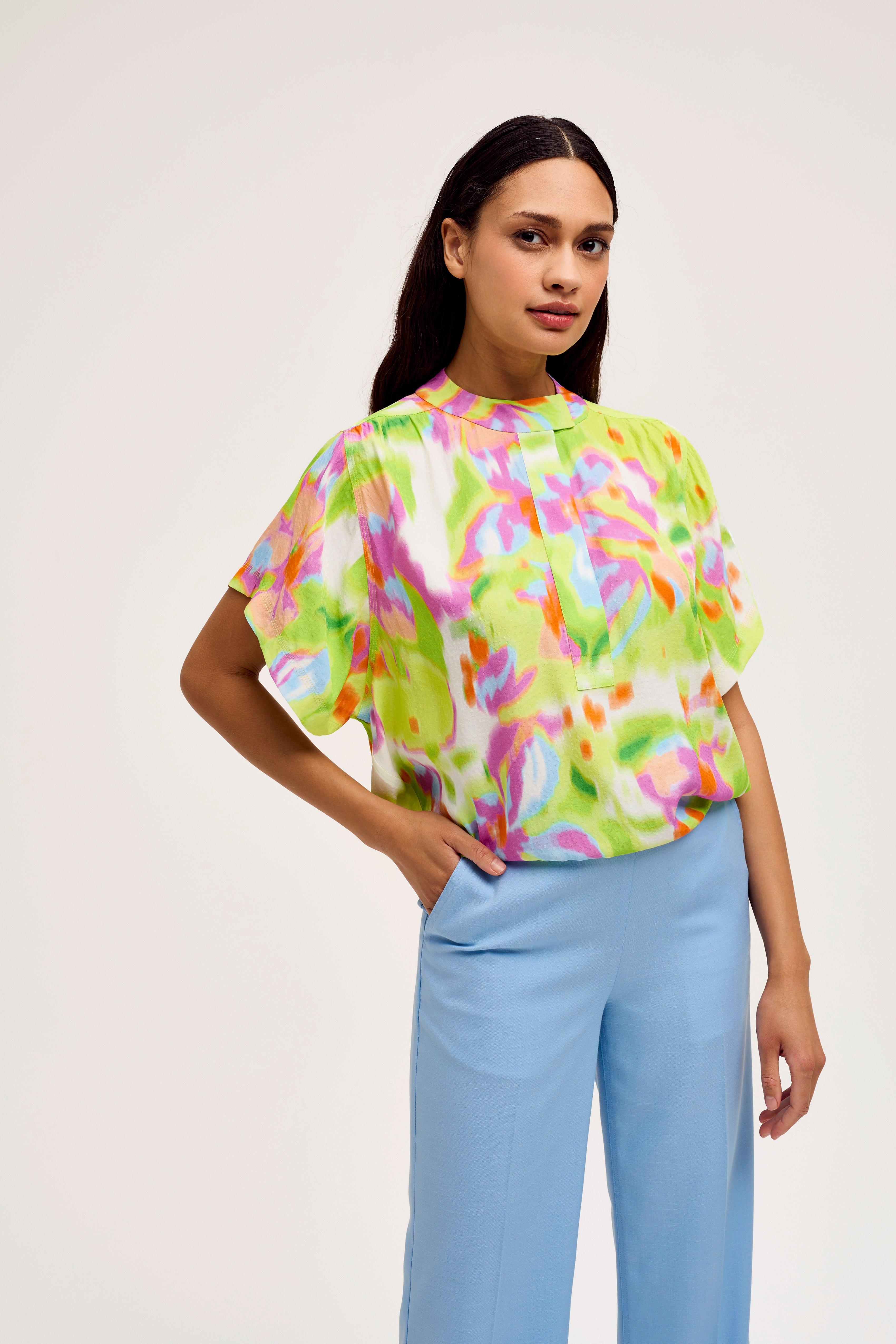 CKS Dames - LEDO - blouse lange mouwen - meerkleurig