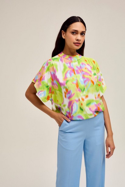 CKS Dames - LEDO - blouse long sleeves - multicolor