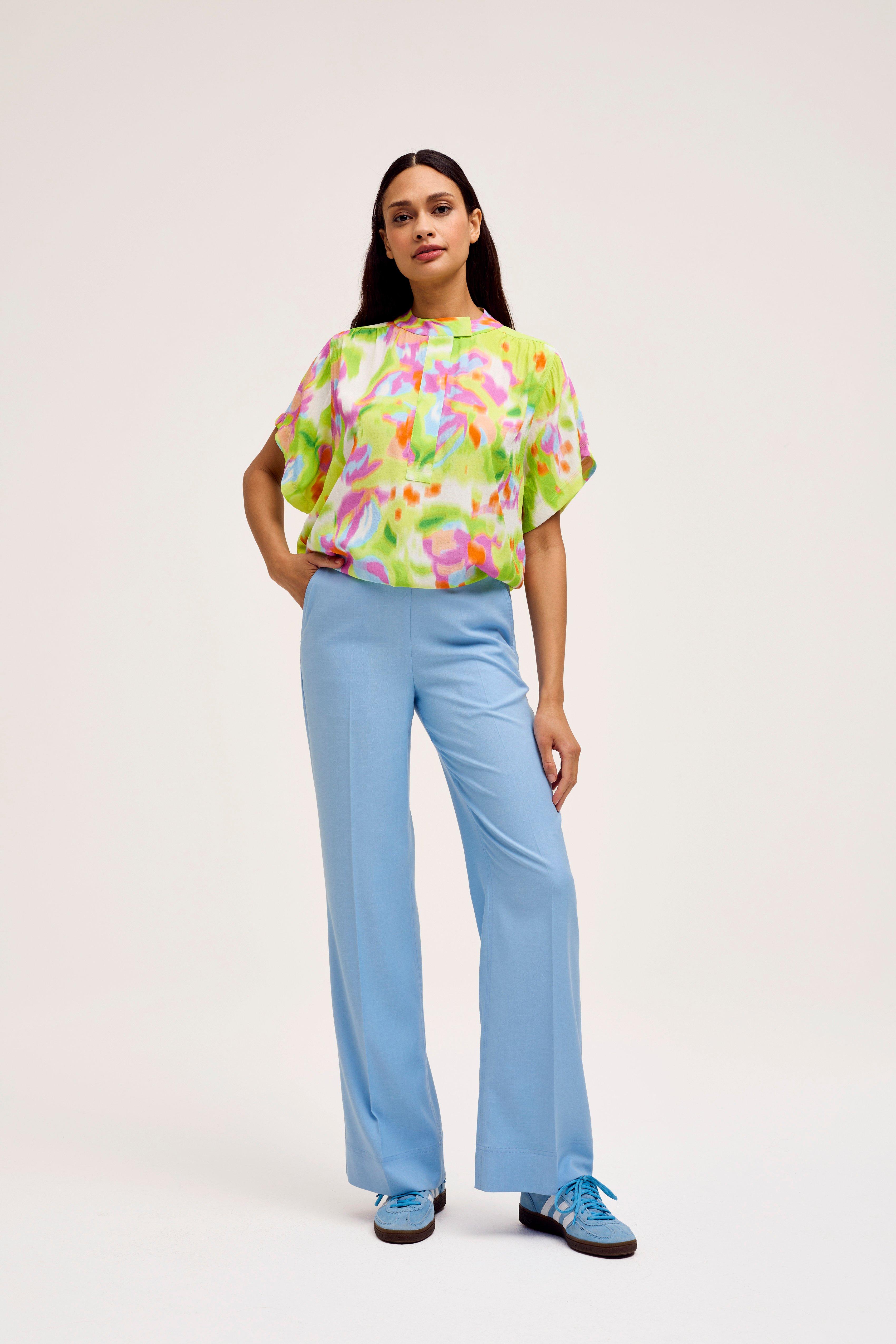 CKS Dames - LEDO - blouse lange mouwen - meerkleurig
