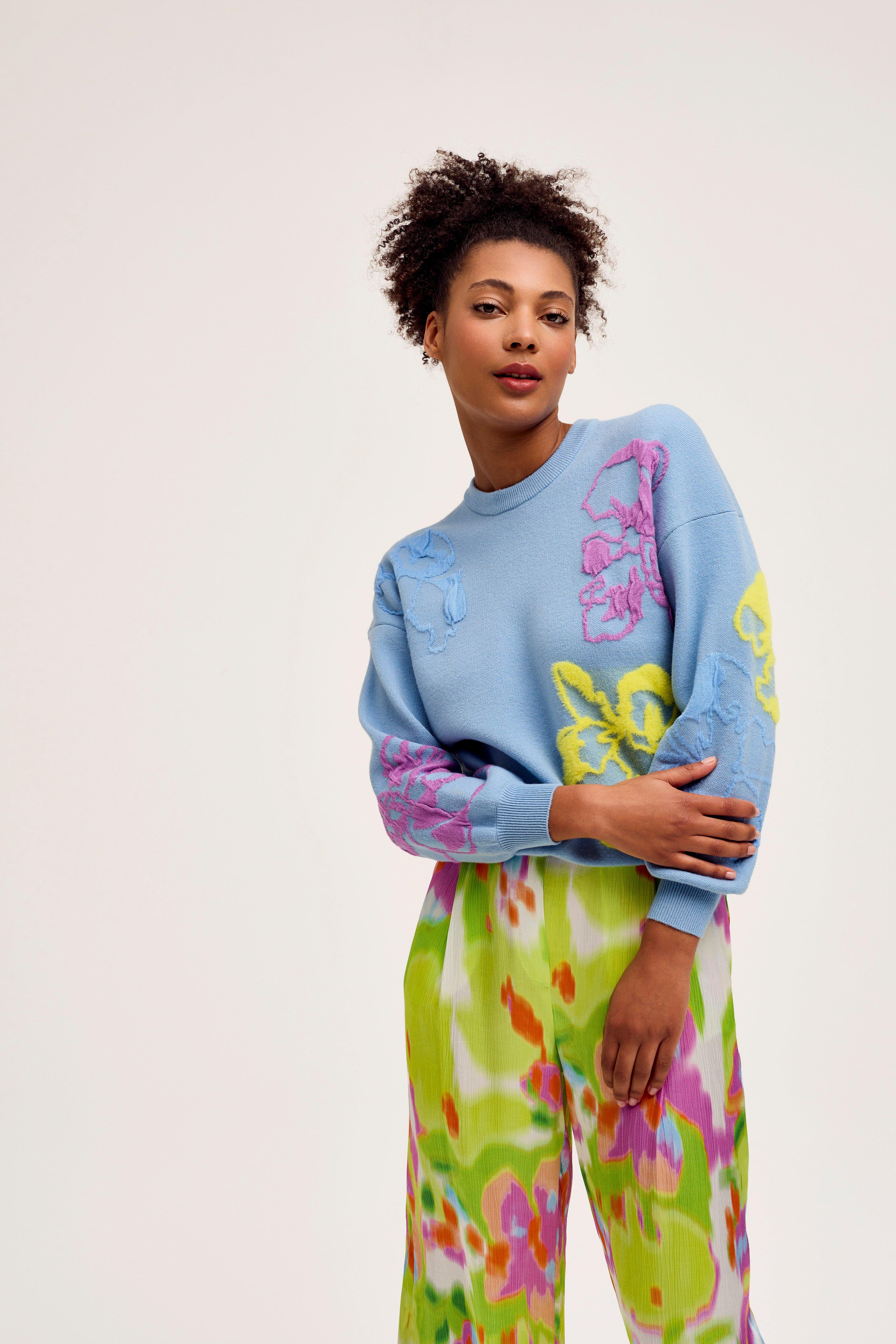 CKS Dames - PRIMULA - Pullover - Hellblau