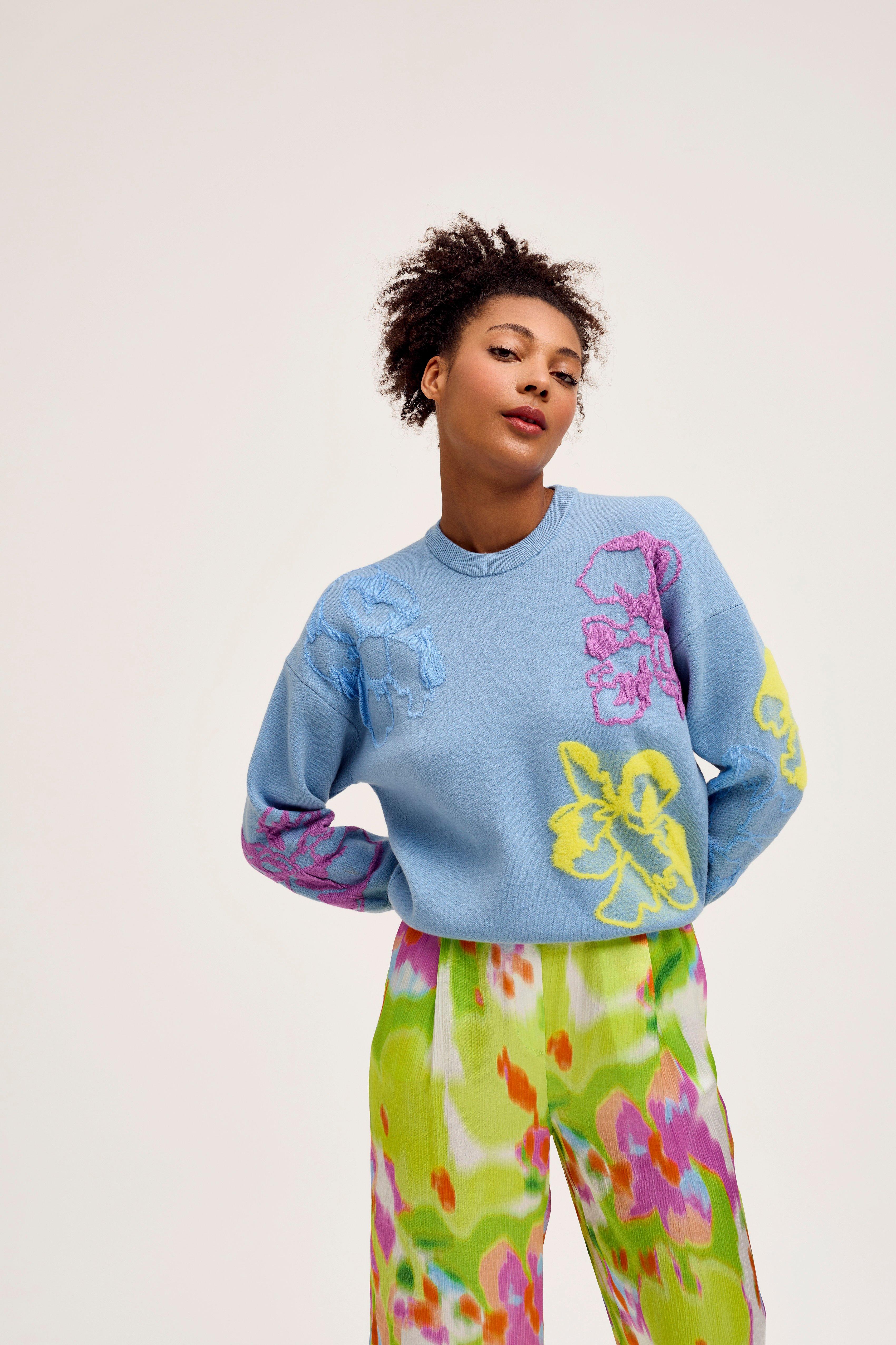 CKS Dames - PRIMULA - Pullover - Hellblau