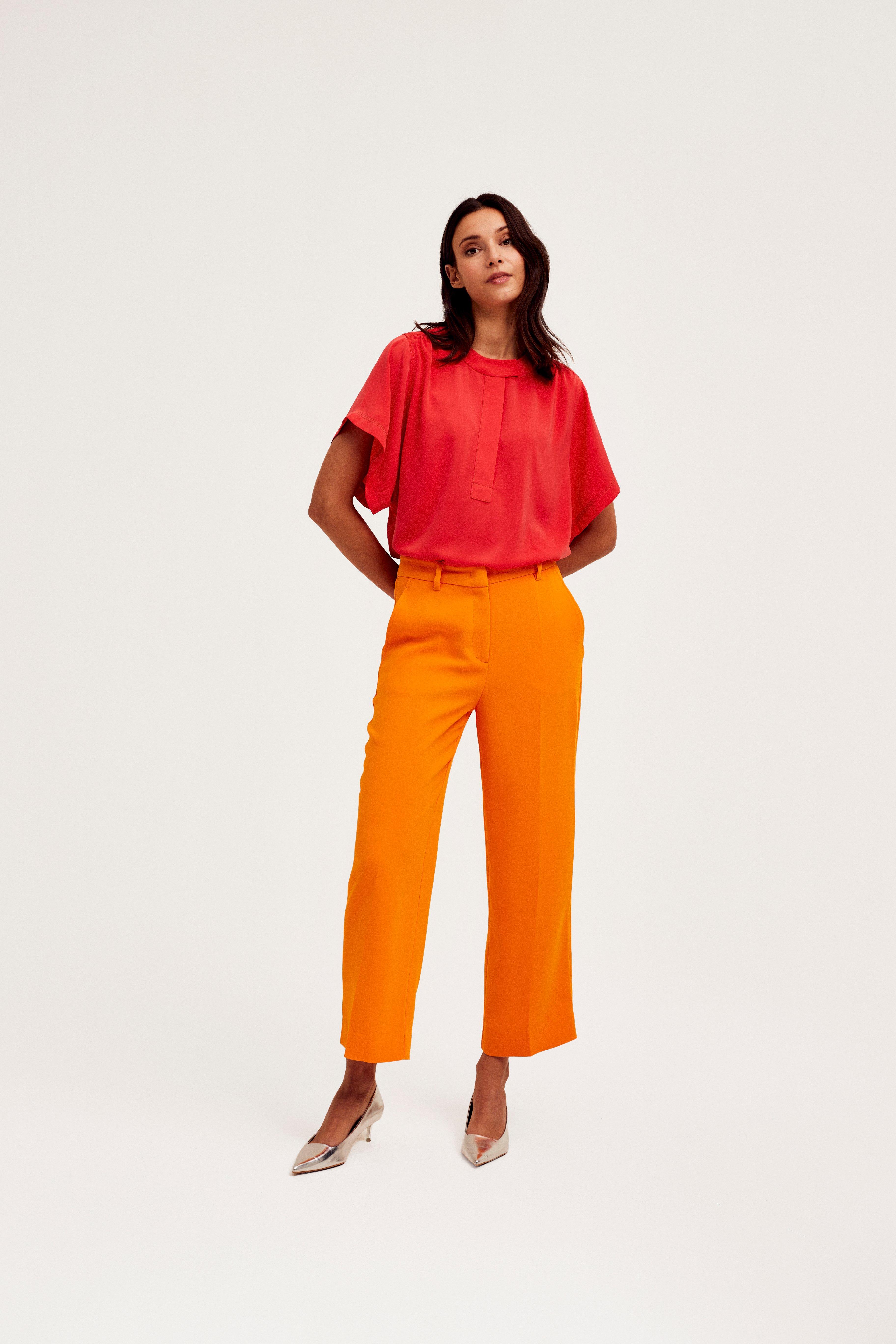 CKS Dames - TONKS - ankle trousers - bright orange