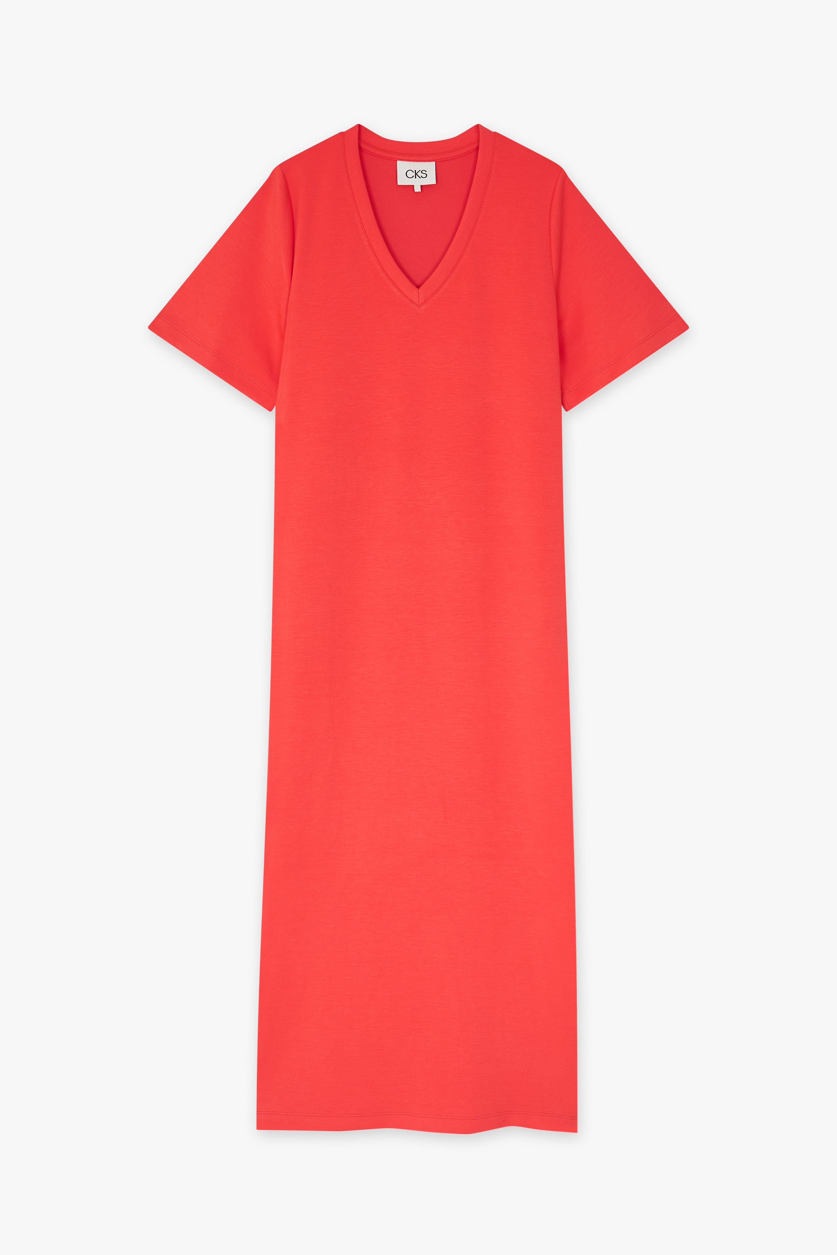 CKS Dames - JILL - long dress - light red