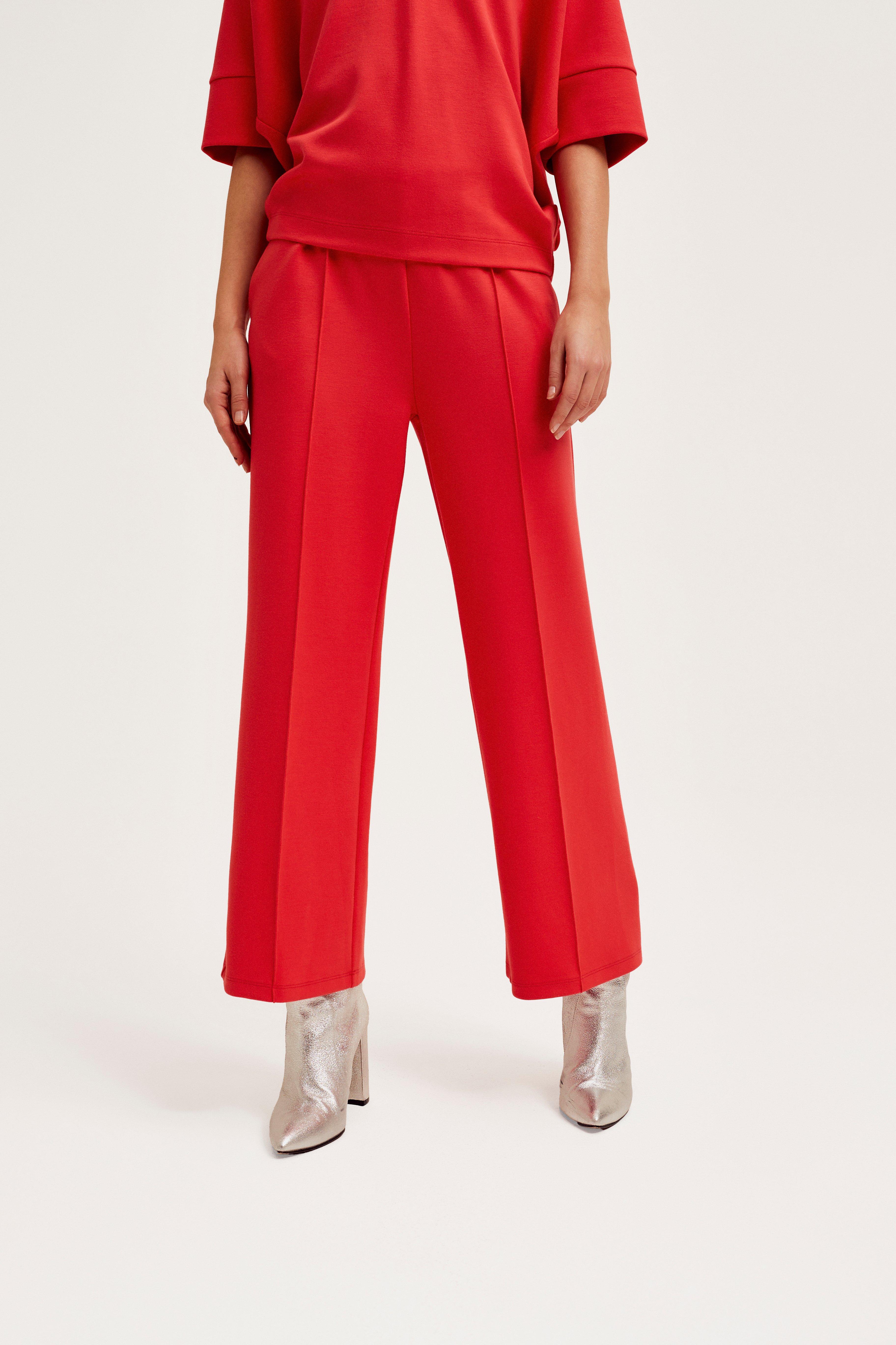 CKS Dames - TBILIWIDONG - ankle trousers - light red
