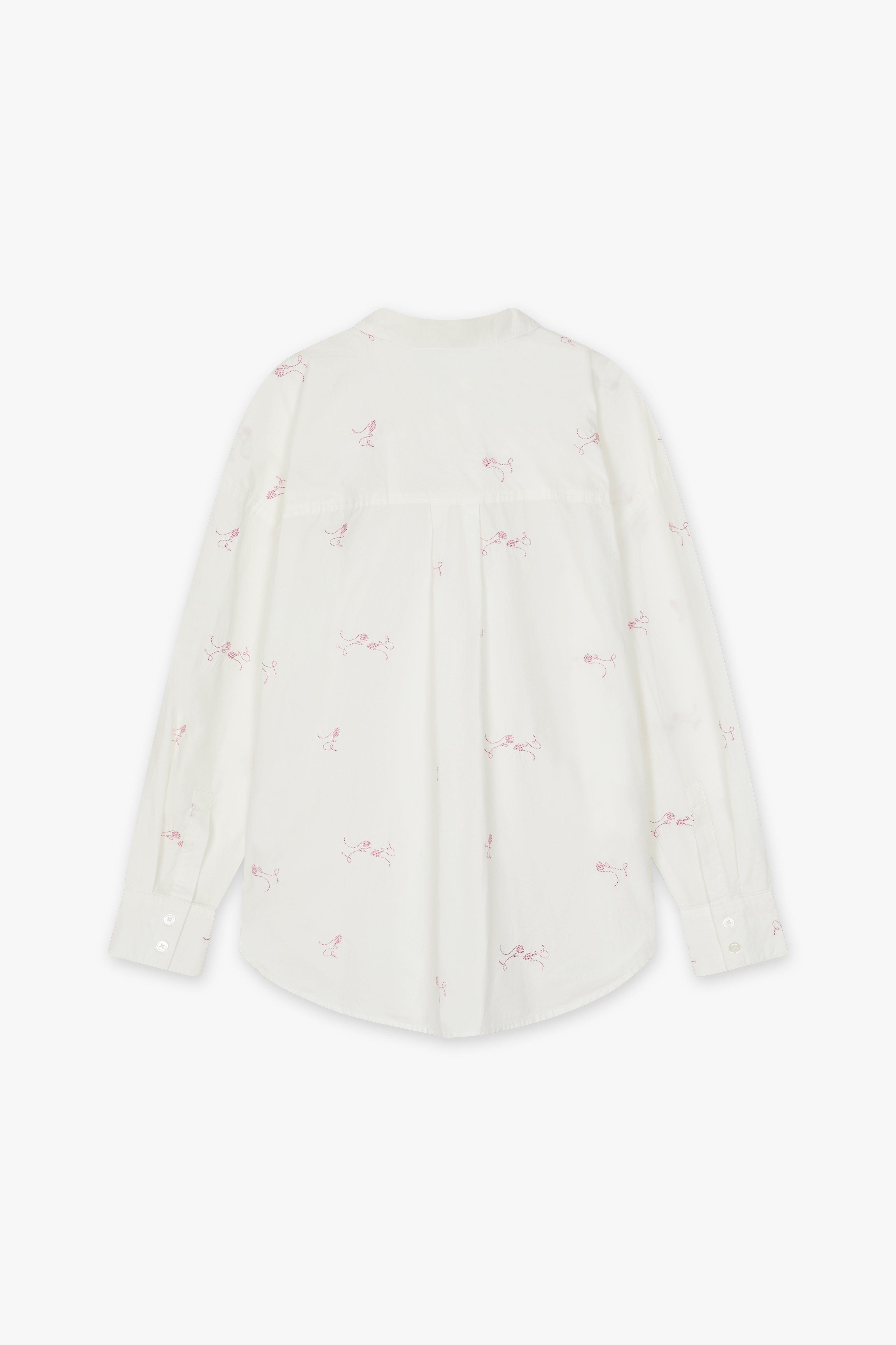 CKS Dames - RUTTENS - blouse korte mouwen - wit