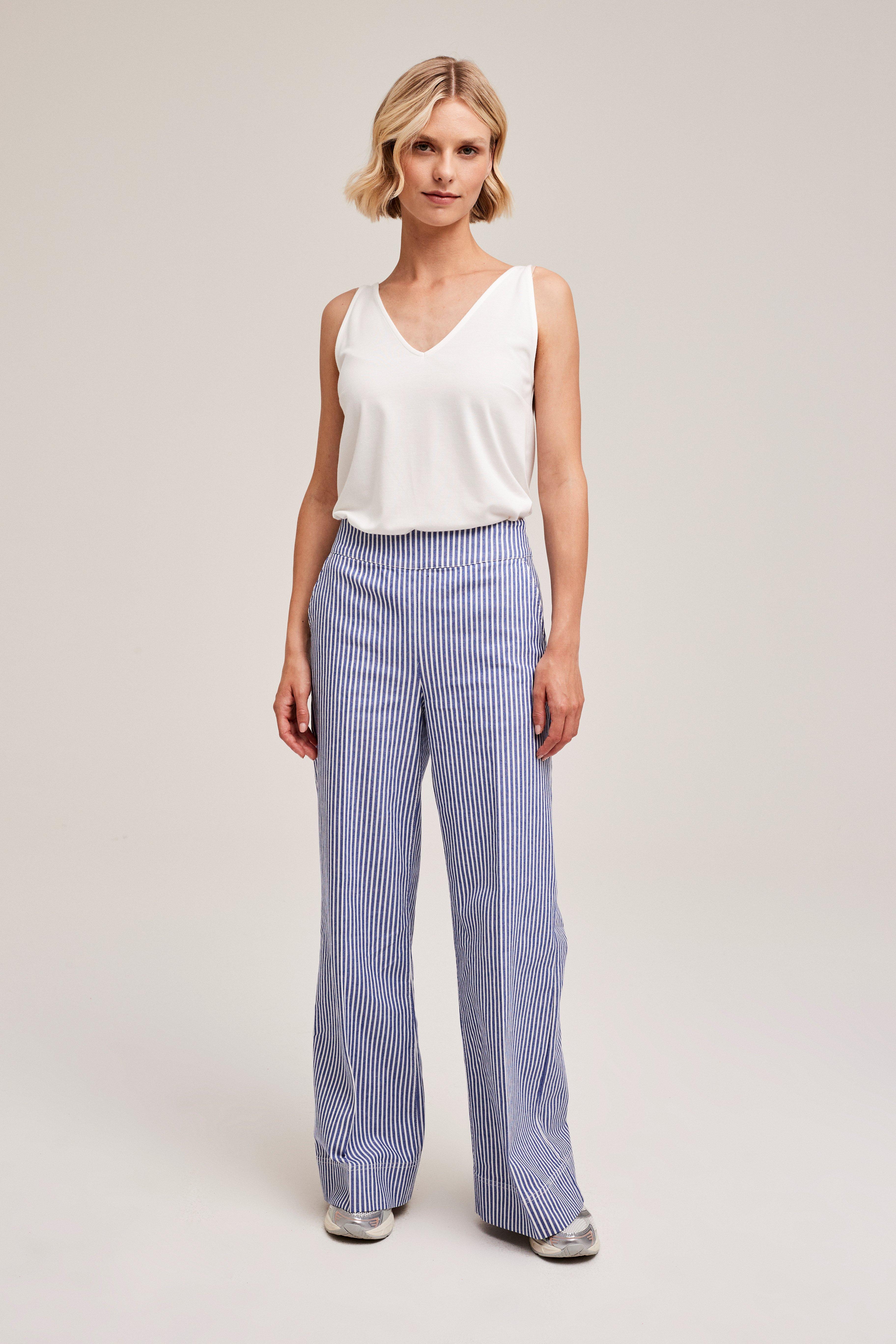 CKS Dames - TAIFOS - pantalon long - bleu
