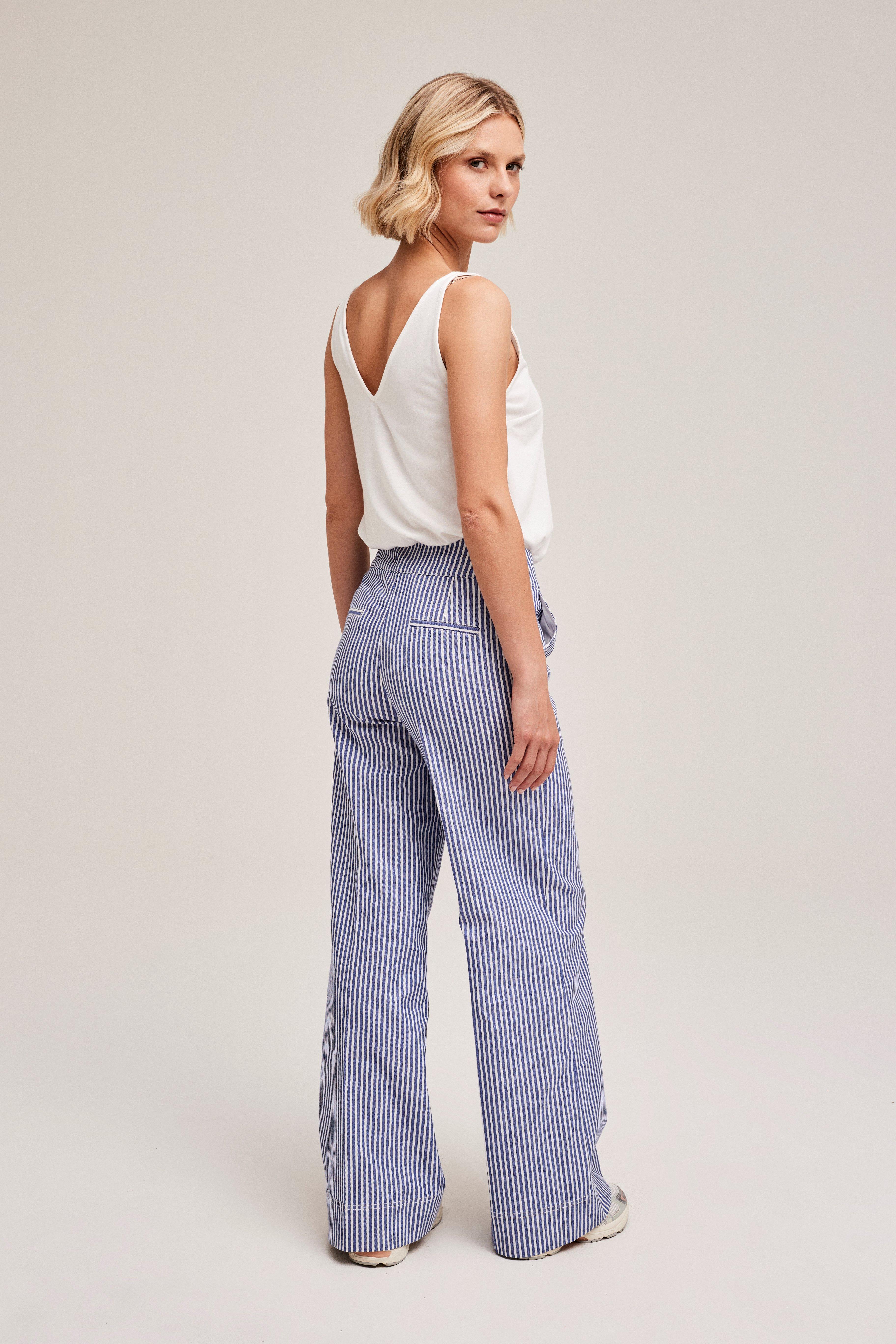 CKS Dames - TAIFOS - pantalon long - bleu