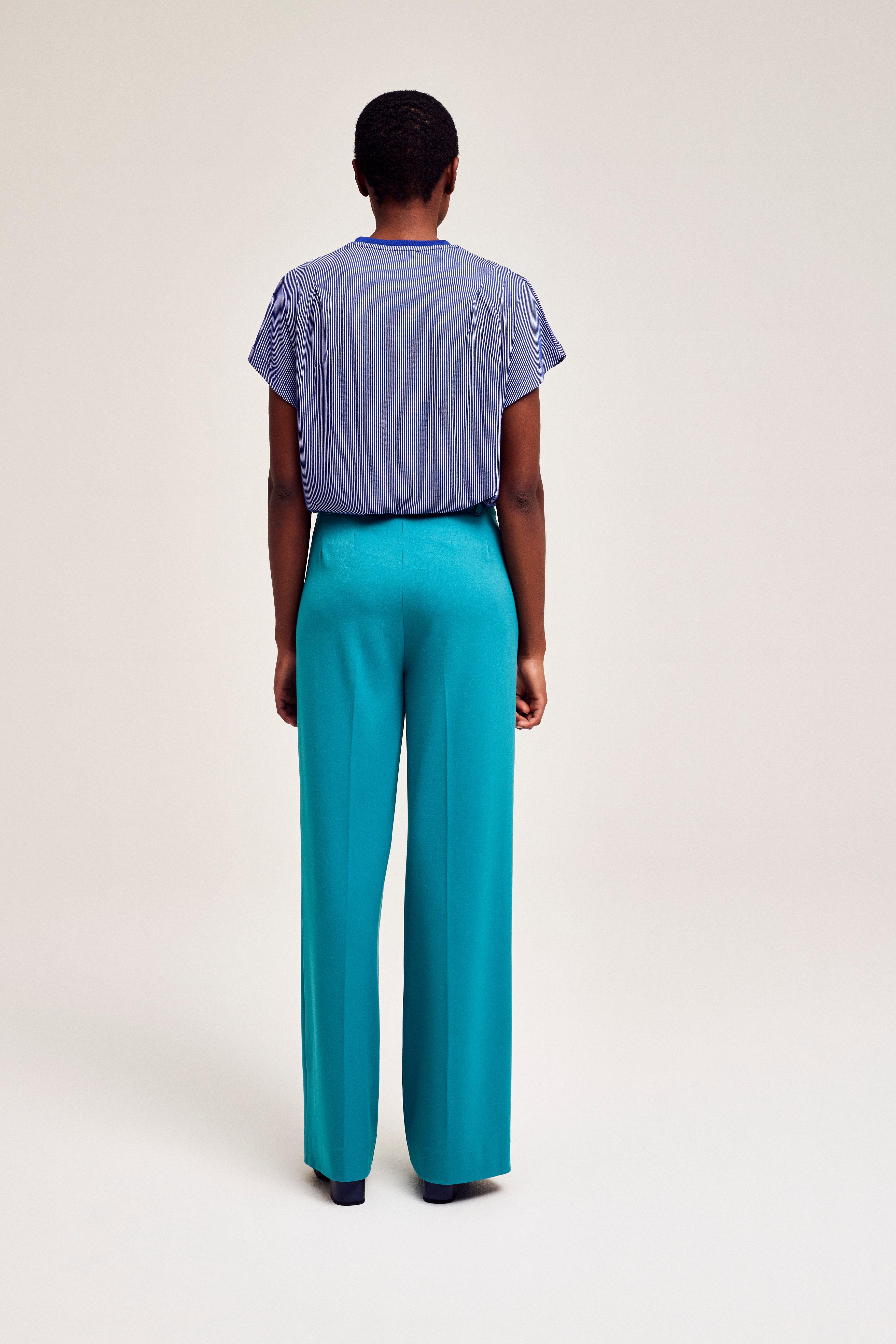 CKS Dames - JAZZY - t-shirt korte mouwen - blauw