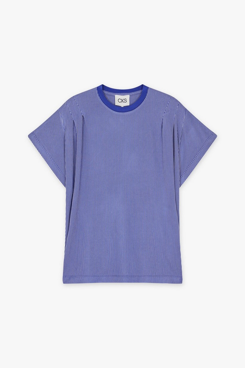 CKS Dames - JAZZY - T-Shirt Kurzarm - Blau