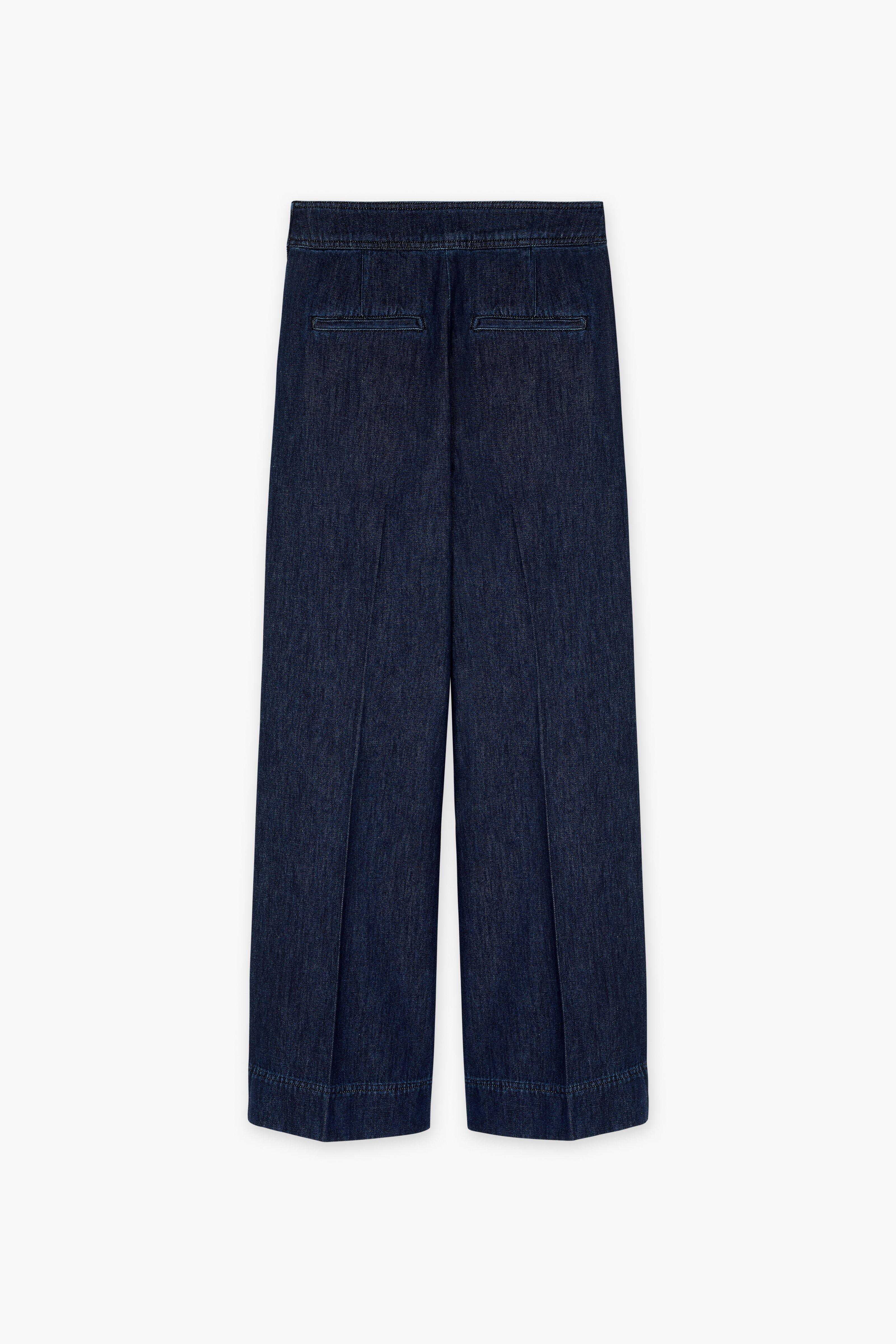CKS Dames - TAIFOS - Lange Jeans - Dunkelblau