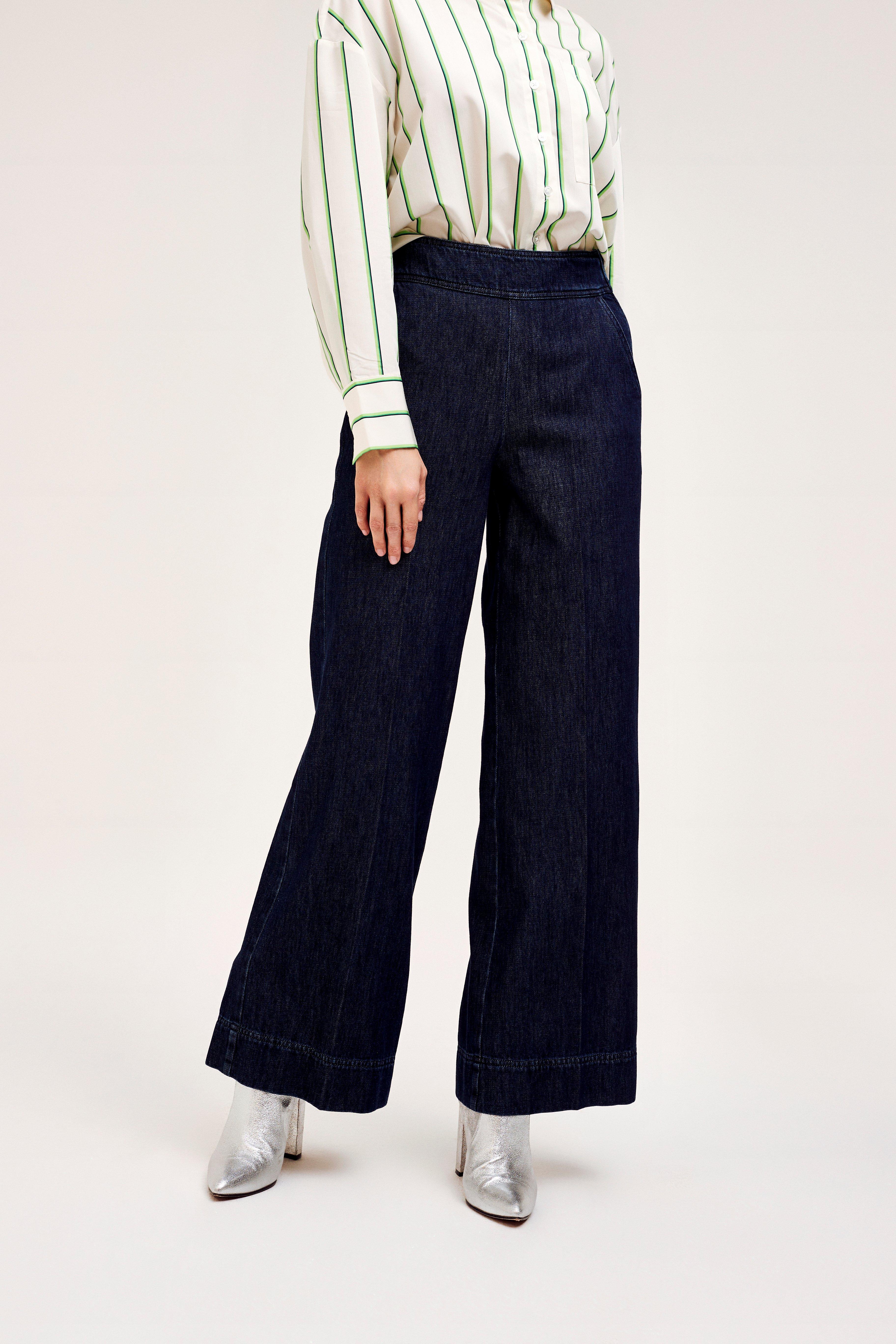 CKS Dames - TAIFOS - Lange Jeans - Dunkelblau