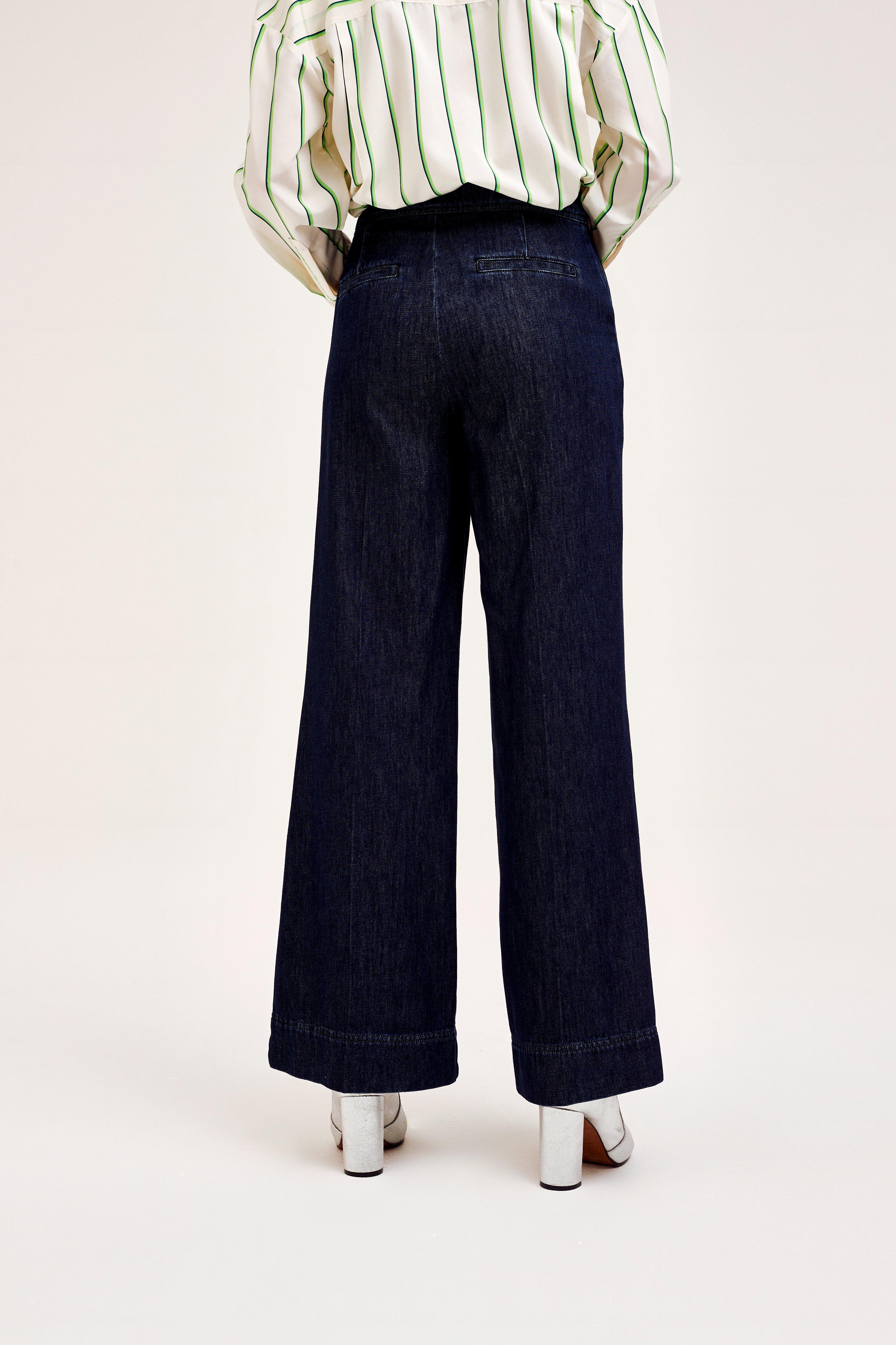 CKS Dames - TAIFOS - Lange Jeans - Dunkelblau