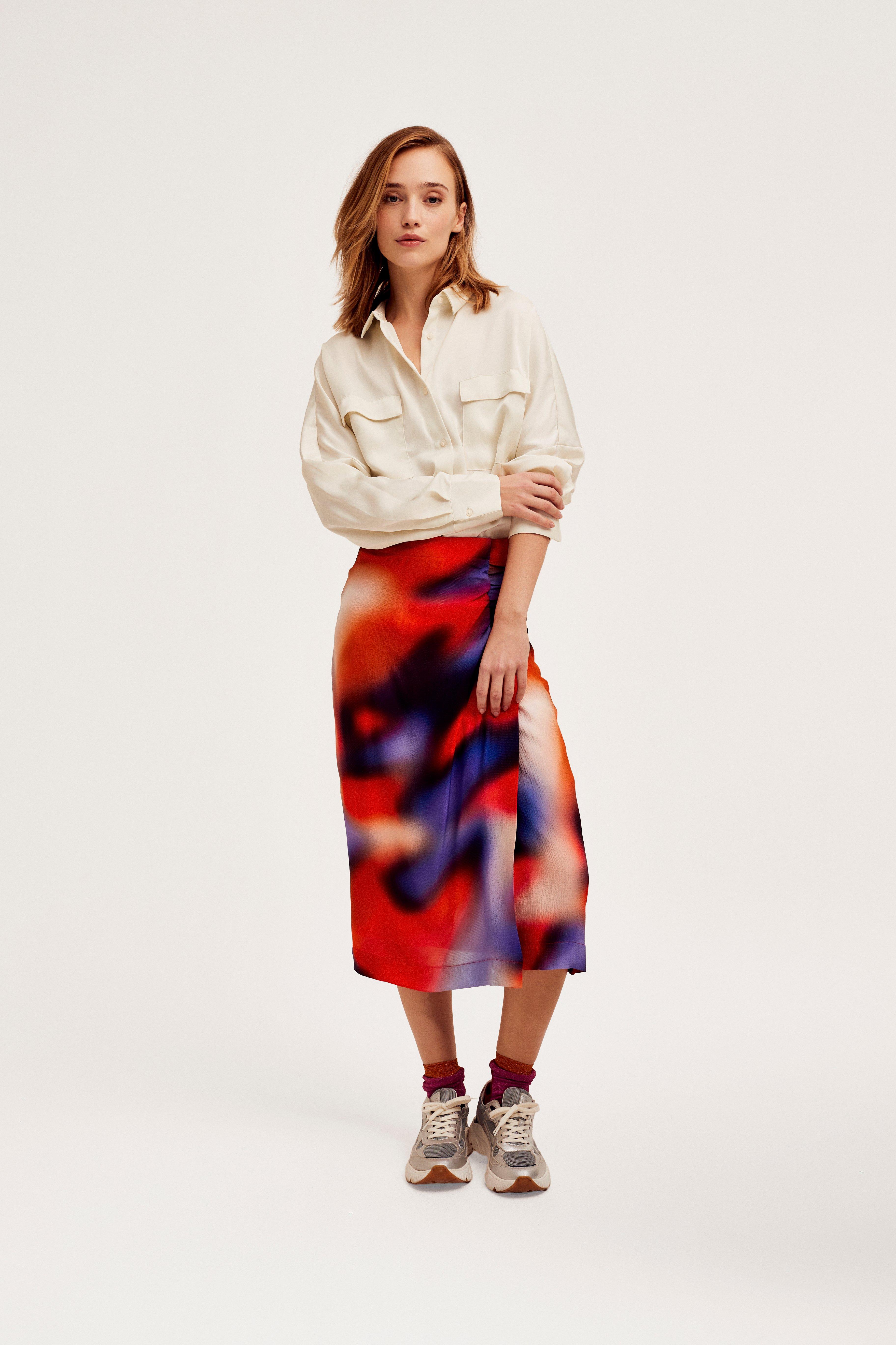 CKS Dames - SANZA - blouse korte mouwen - wit