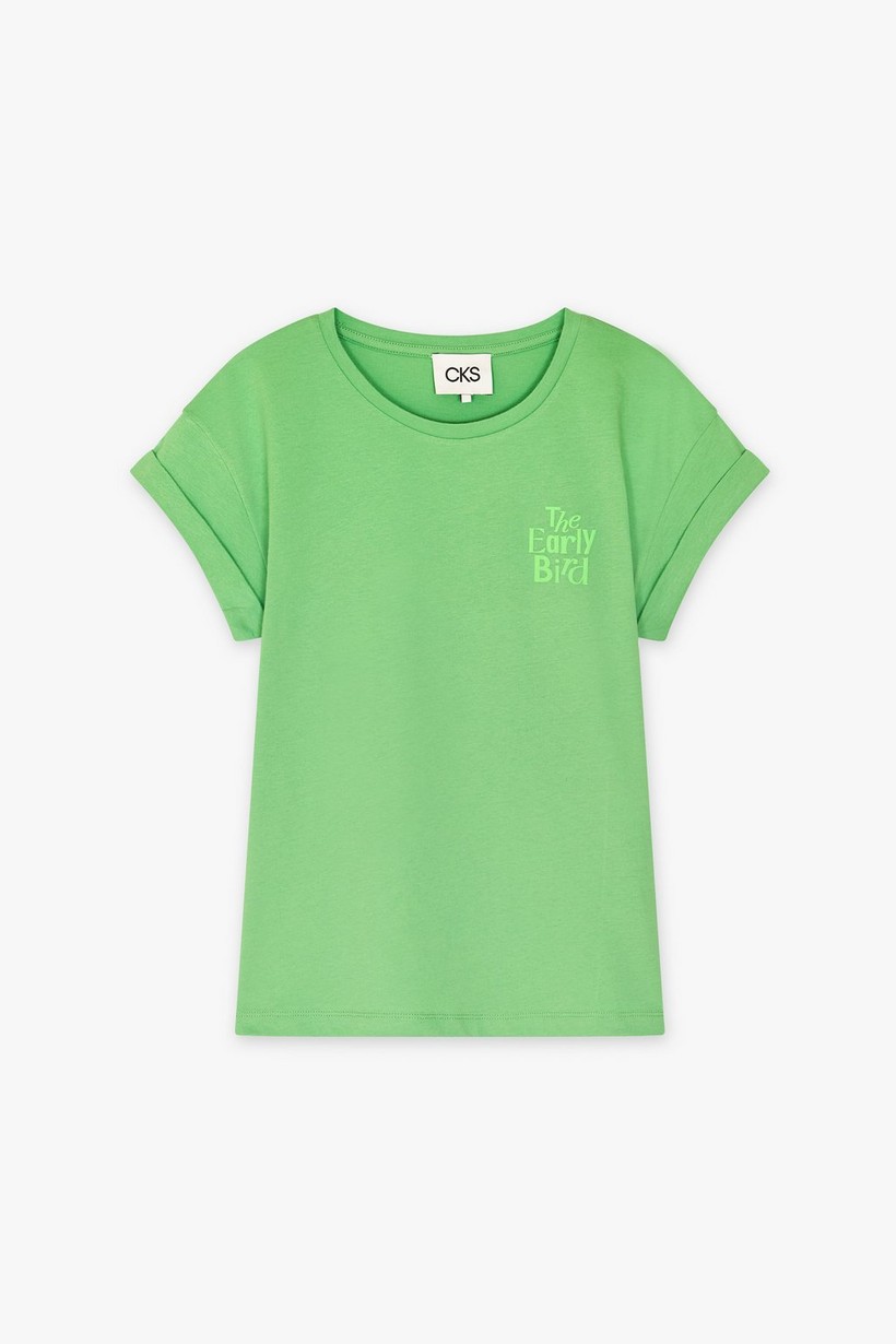 CKS Dames - JUNA - t-shirt short sleeves - bright green