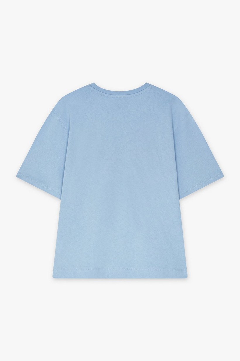 CKS Dames - SARIA - t-shirt korte mouwen - lichtblauw