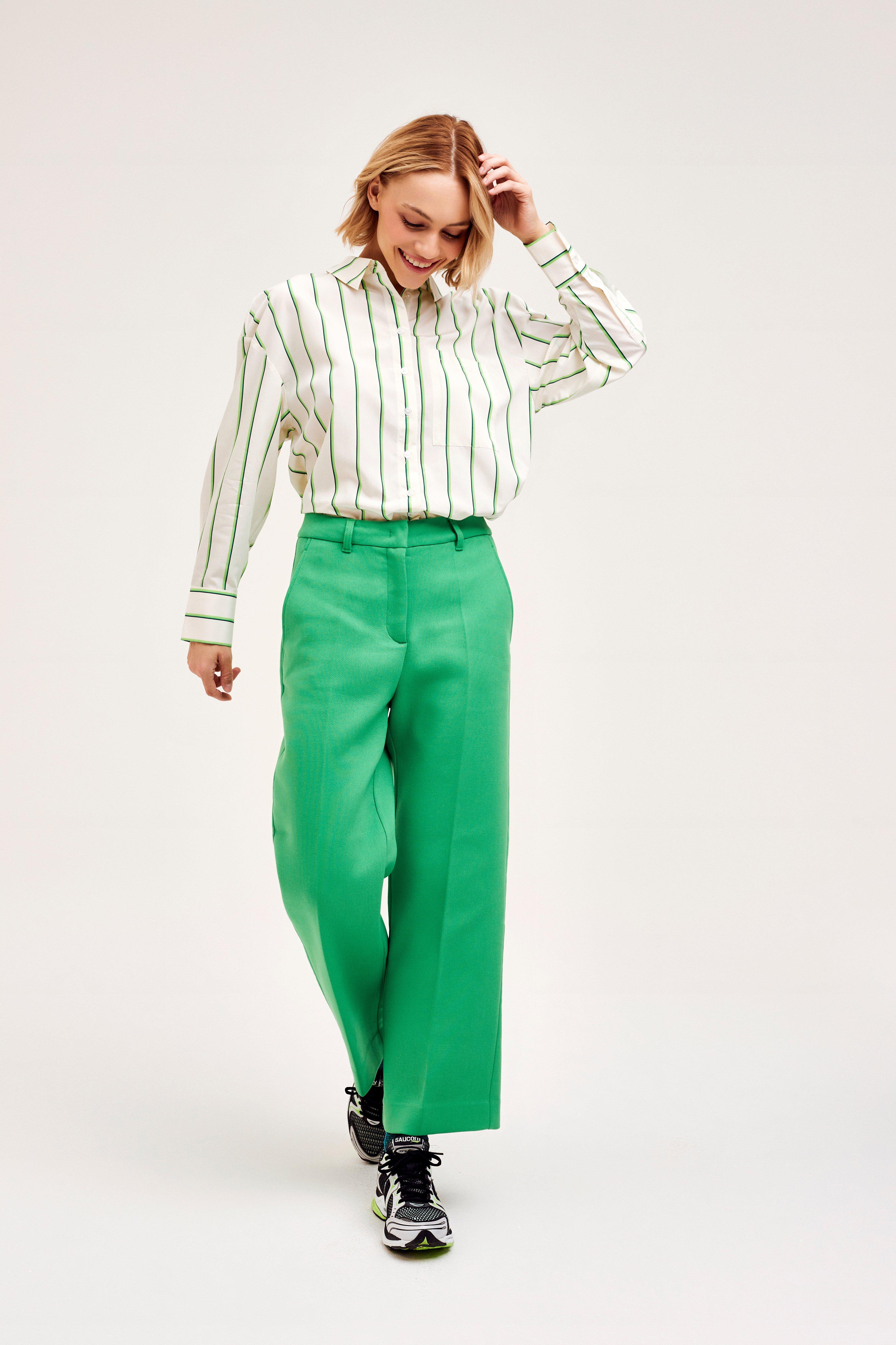 CKS Dames - SUPER - blouse short sleeves - bright green