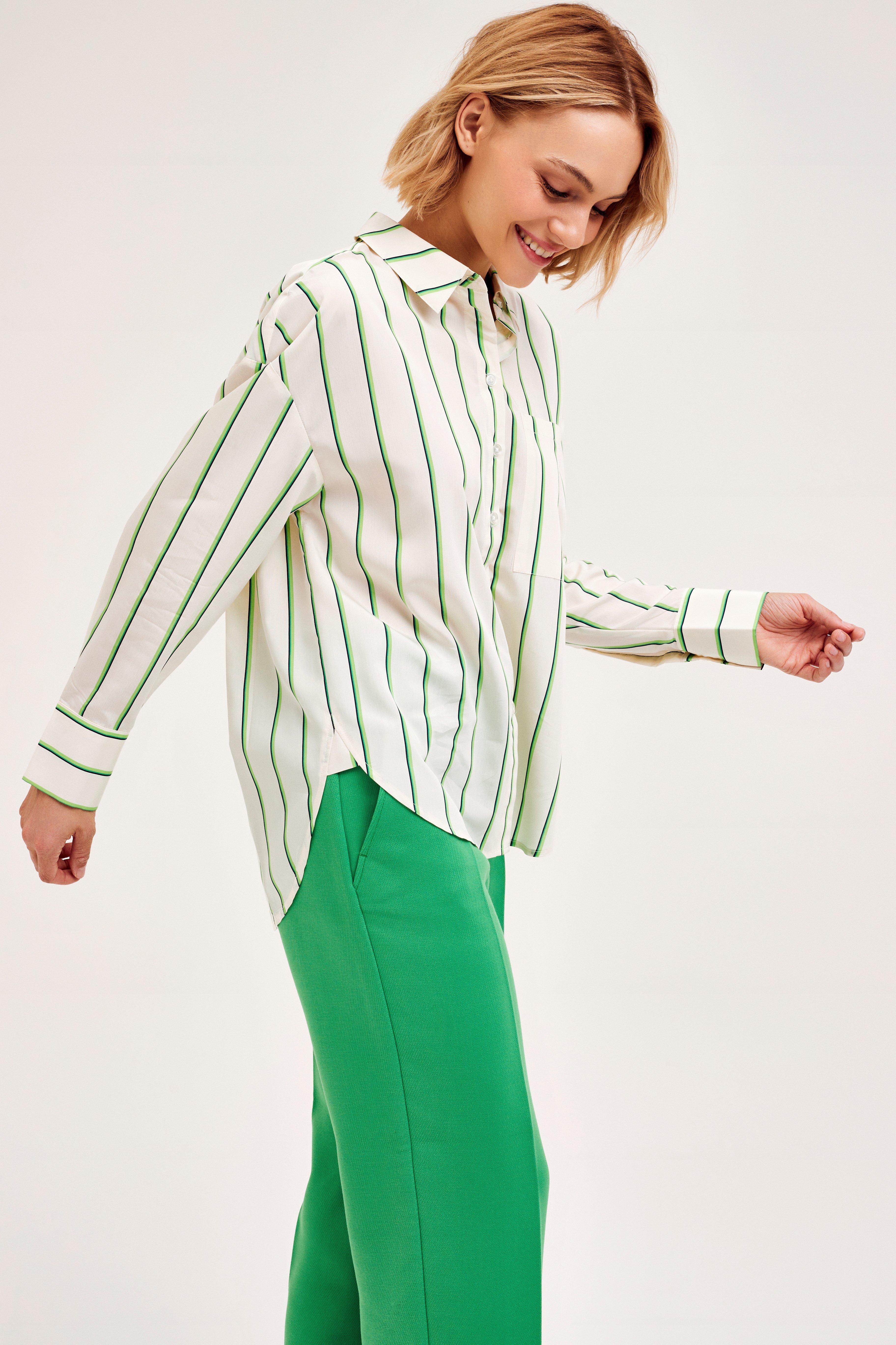 CKS Dames - SUPER - blouse short sleeves - bright green