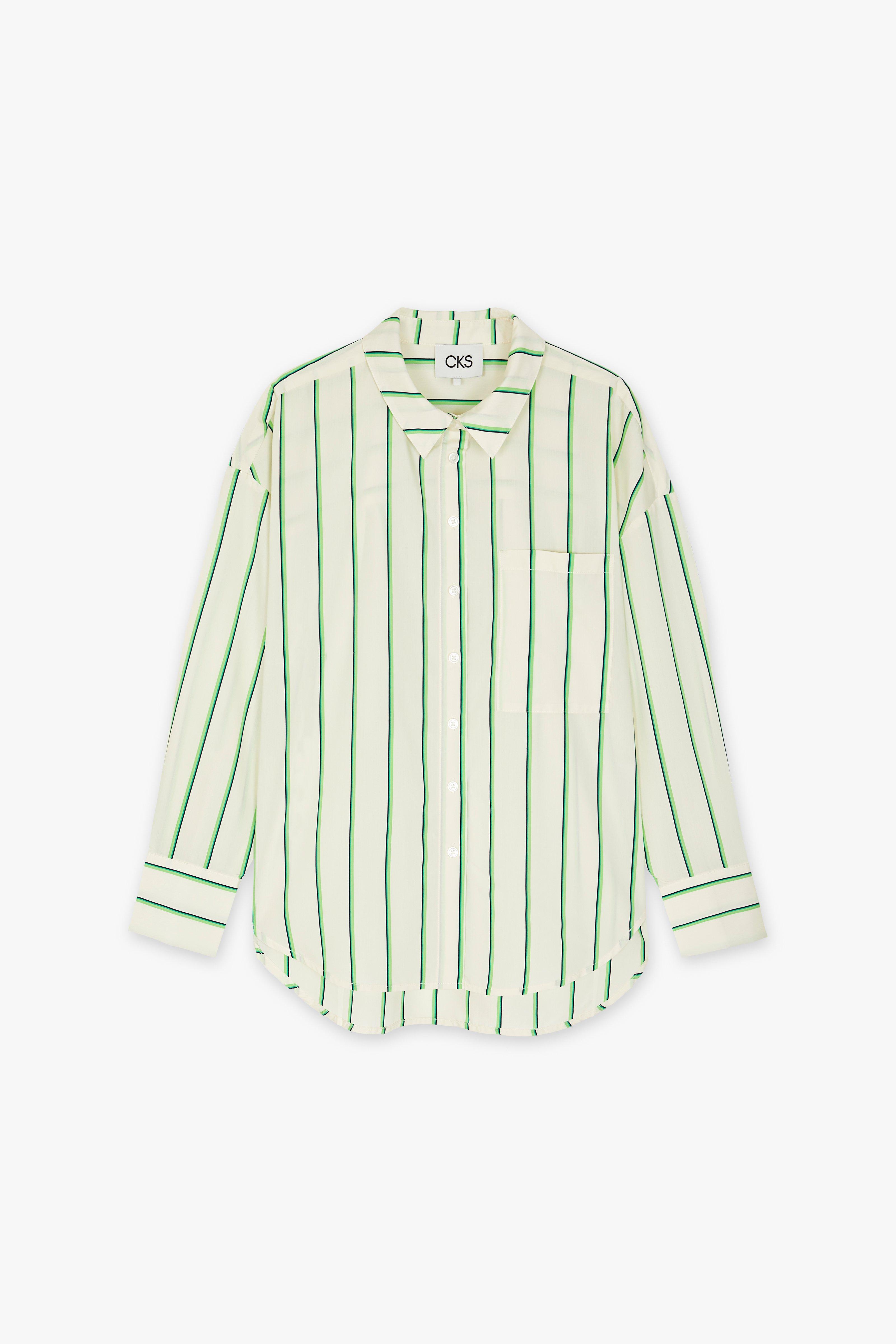 CKS Dames - SUPER - blouse korte mouwen - felgroen