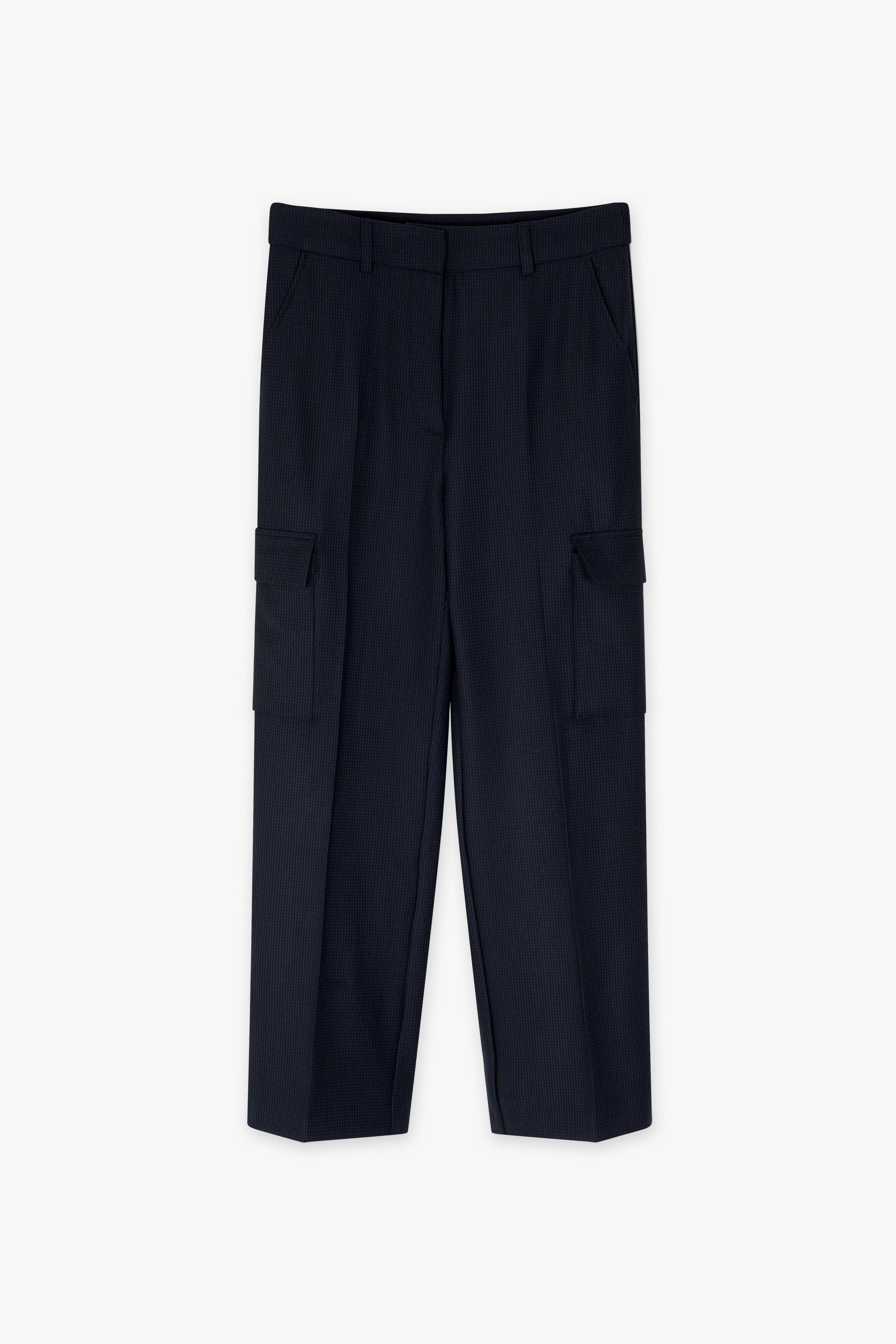 CKS Dames - TARGO - pantalon à la cheville - bleu foncé