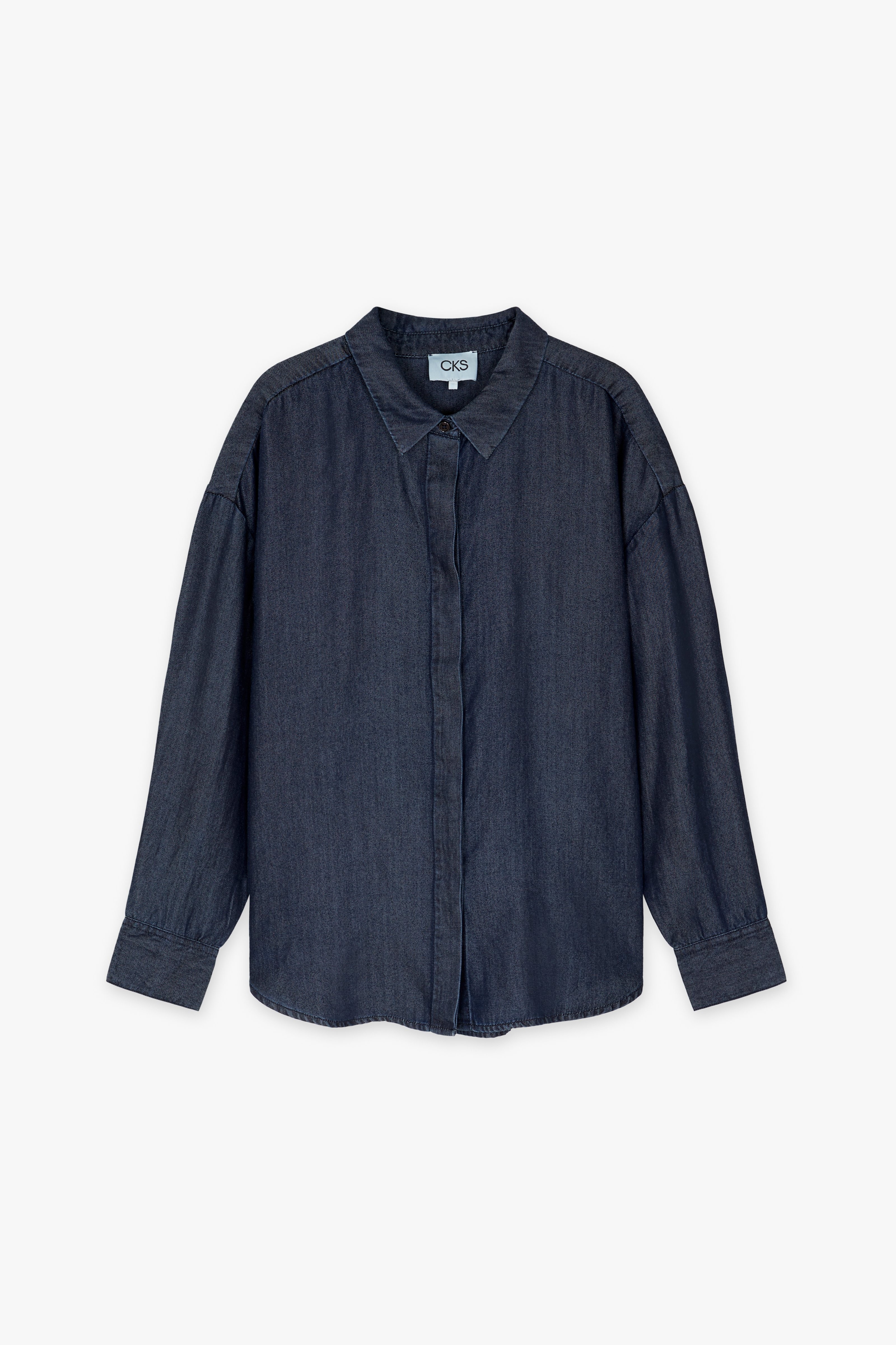 CKS Dames - RUTTENS - blouse lange mouwen - donkerblauw