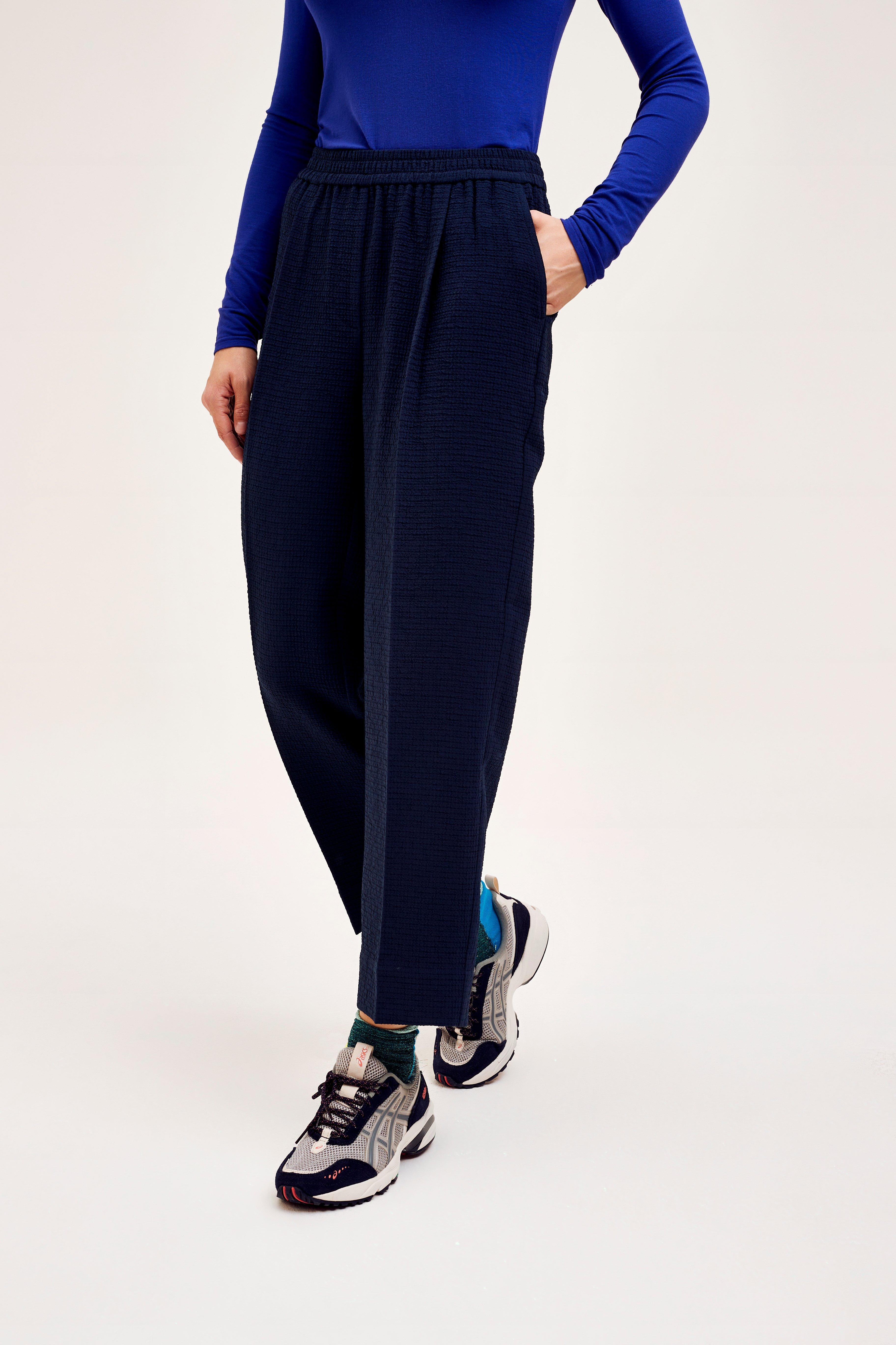 CKS Dames - SAGES - pantalon long - bleu foncé