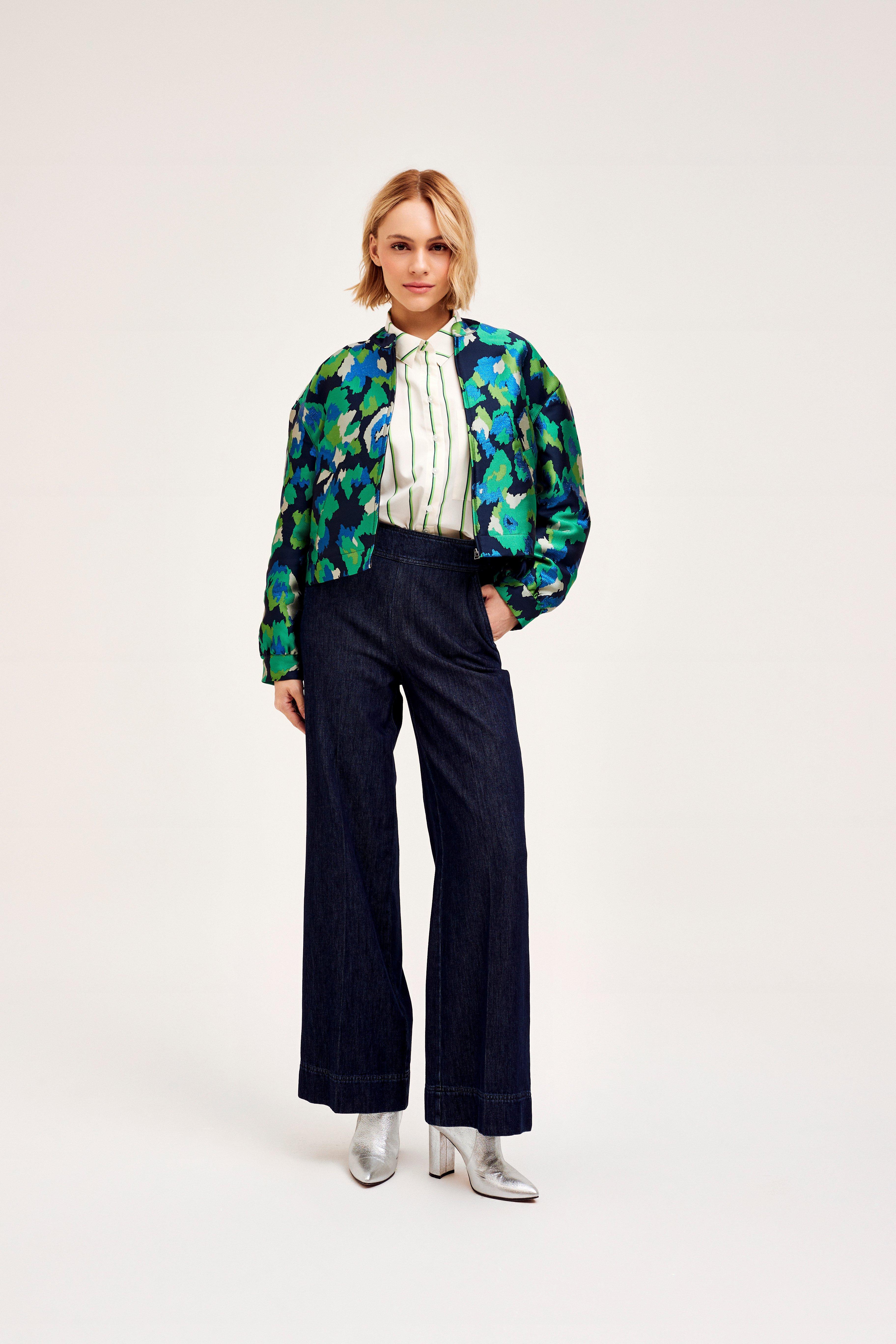 CKS Dames - INFINITE - veste fantaisie - bleu