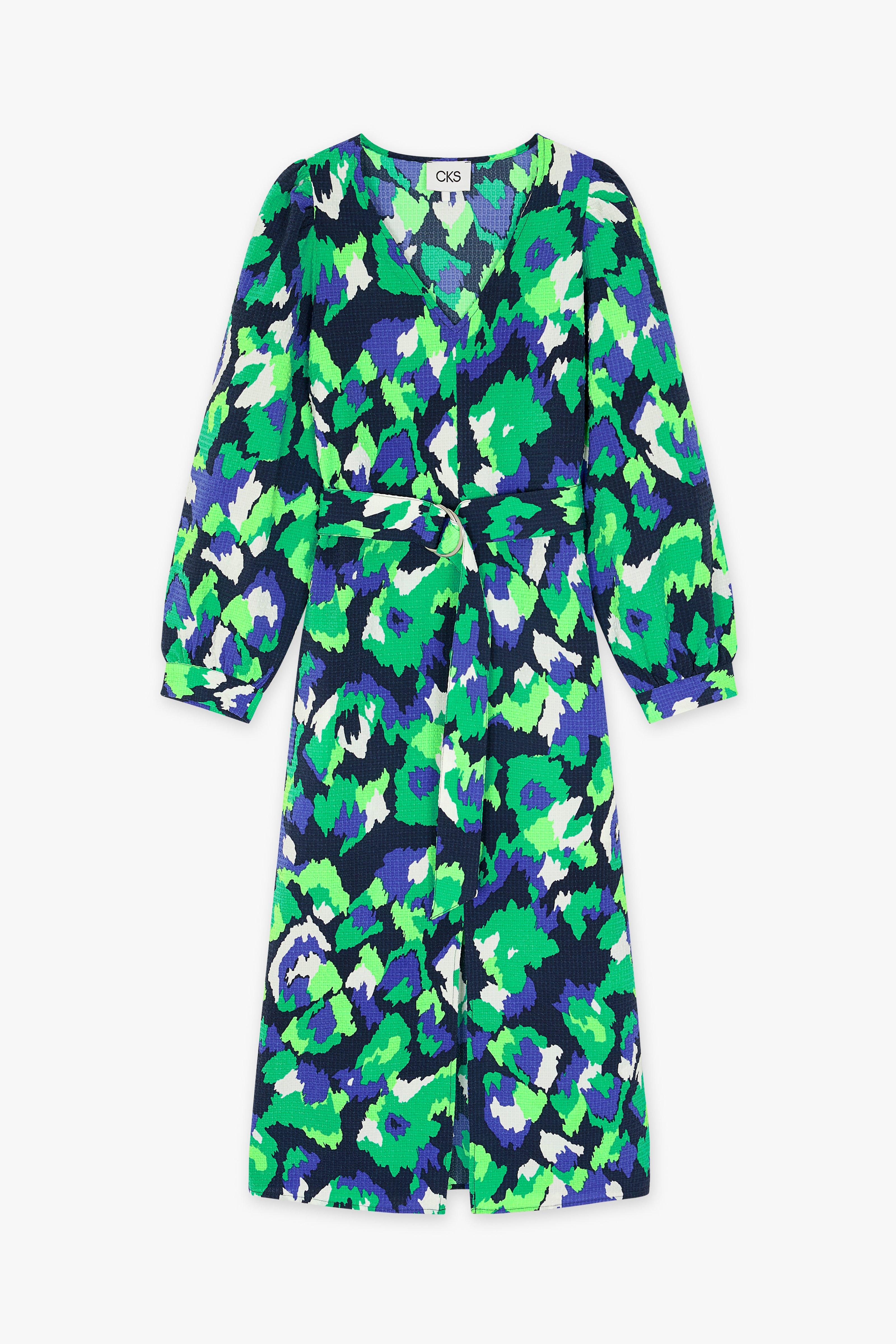 CKS Dames - DORIS - Midi-Kleid - Blau