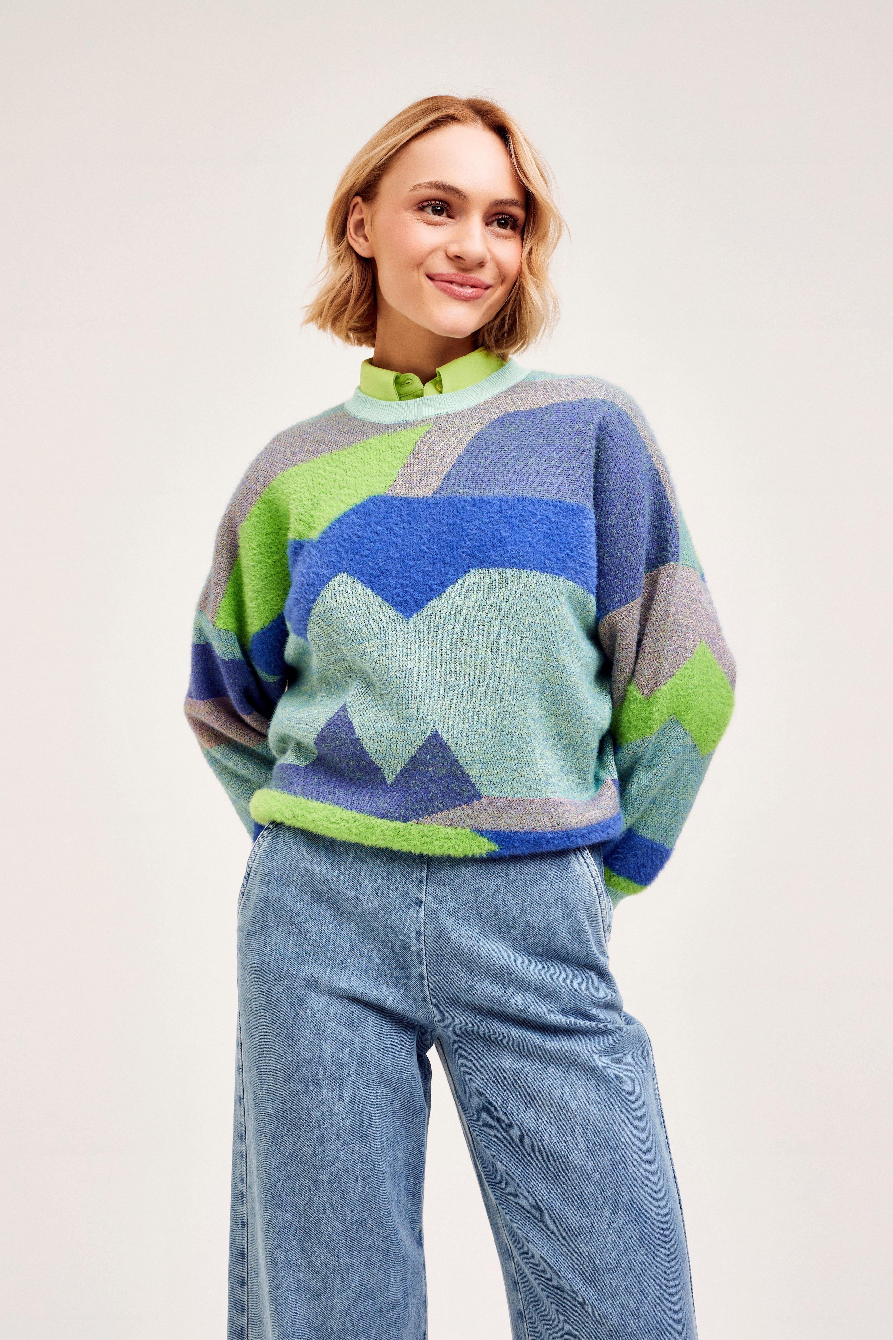CKS Dames - PRESENT - Pullover - Blau
