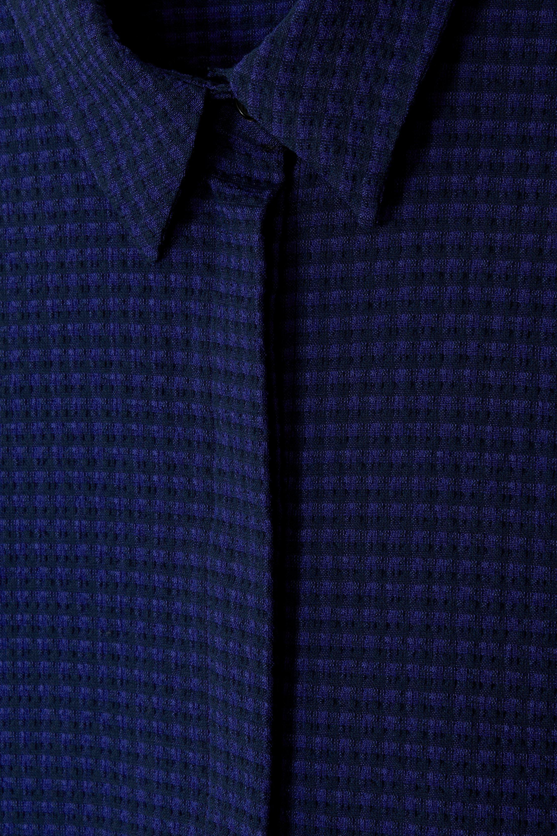 CKS Dames - SANDY - blouse korte mouwen - intens blauw