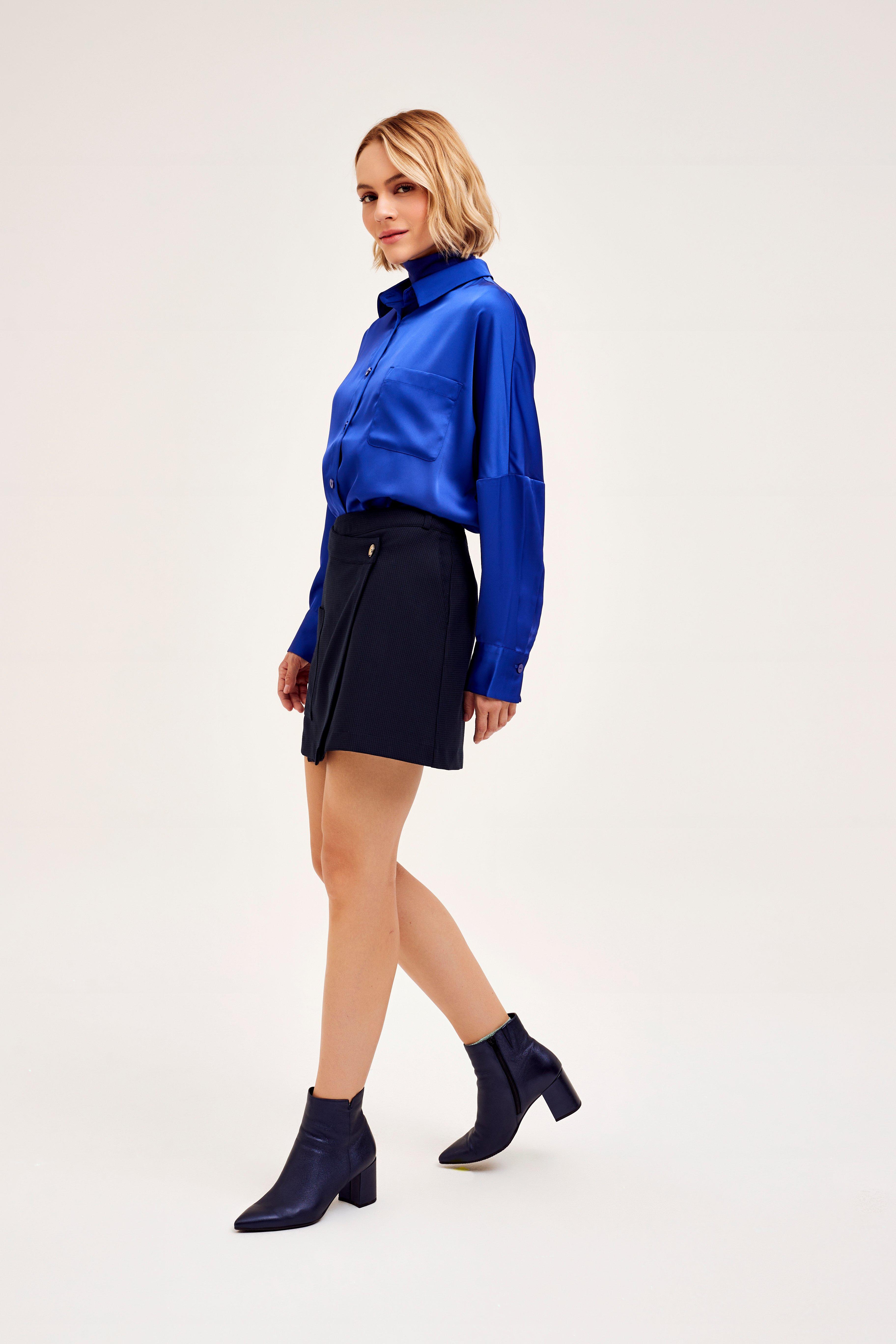 CKS Dames - SKIRINA - mini skirt - dark blue
