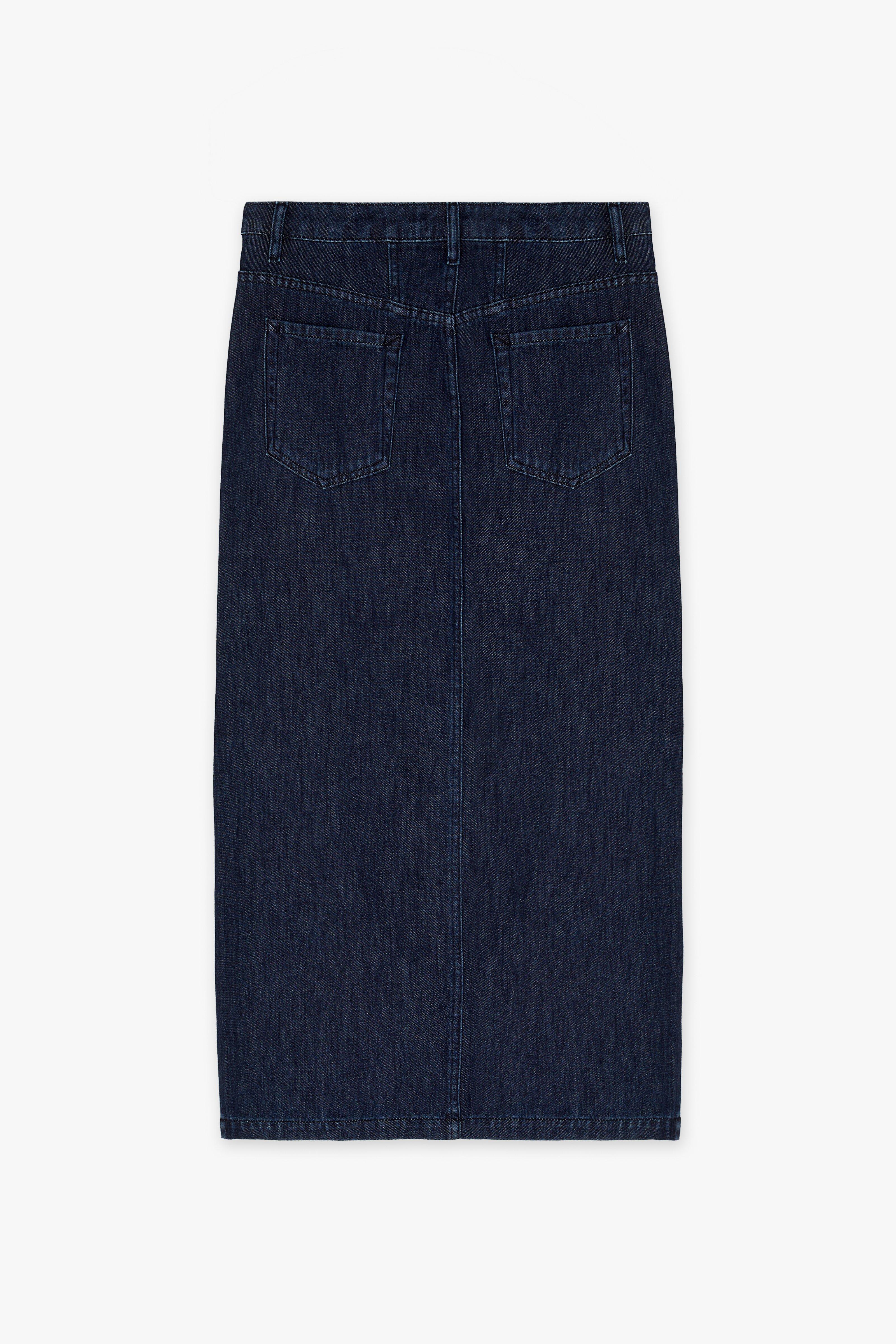 CKS Dames - SKEETER - midi skirt - dark blue