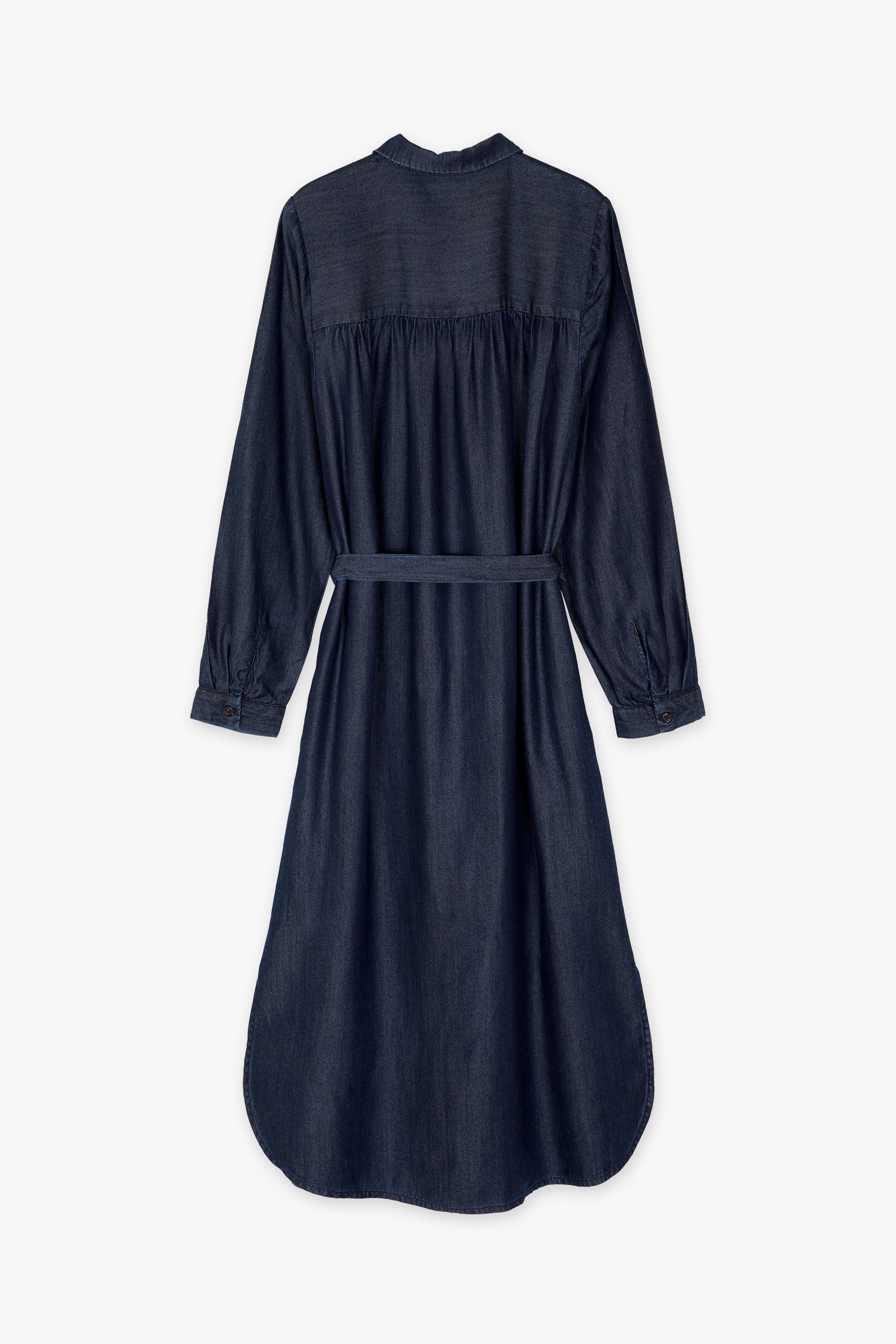 CKS Dames - LAPIS - robe midi - bleu foncé