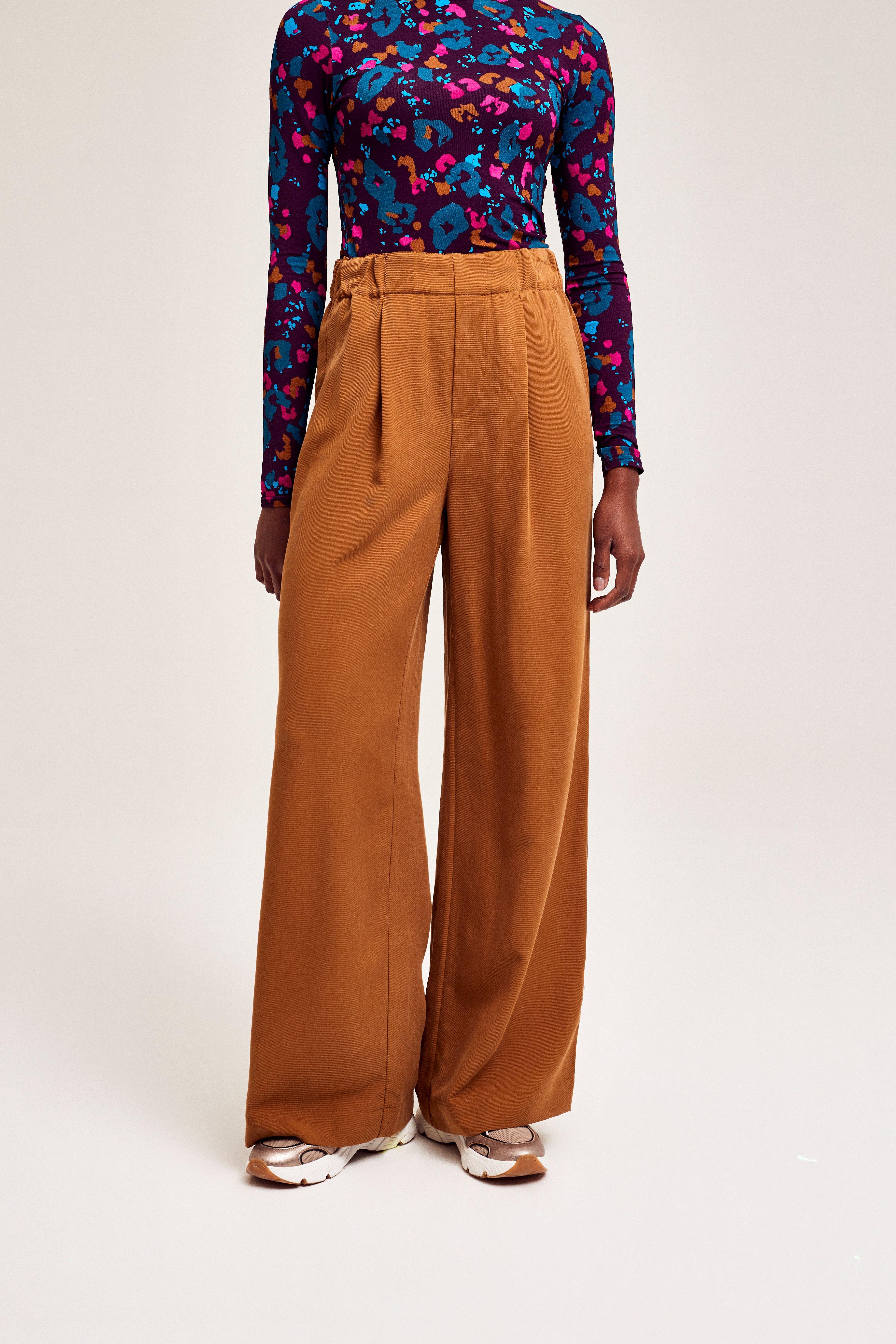 CKS Dames - LAUSANNE - long trouser - bright brown