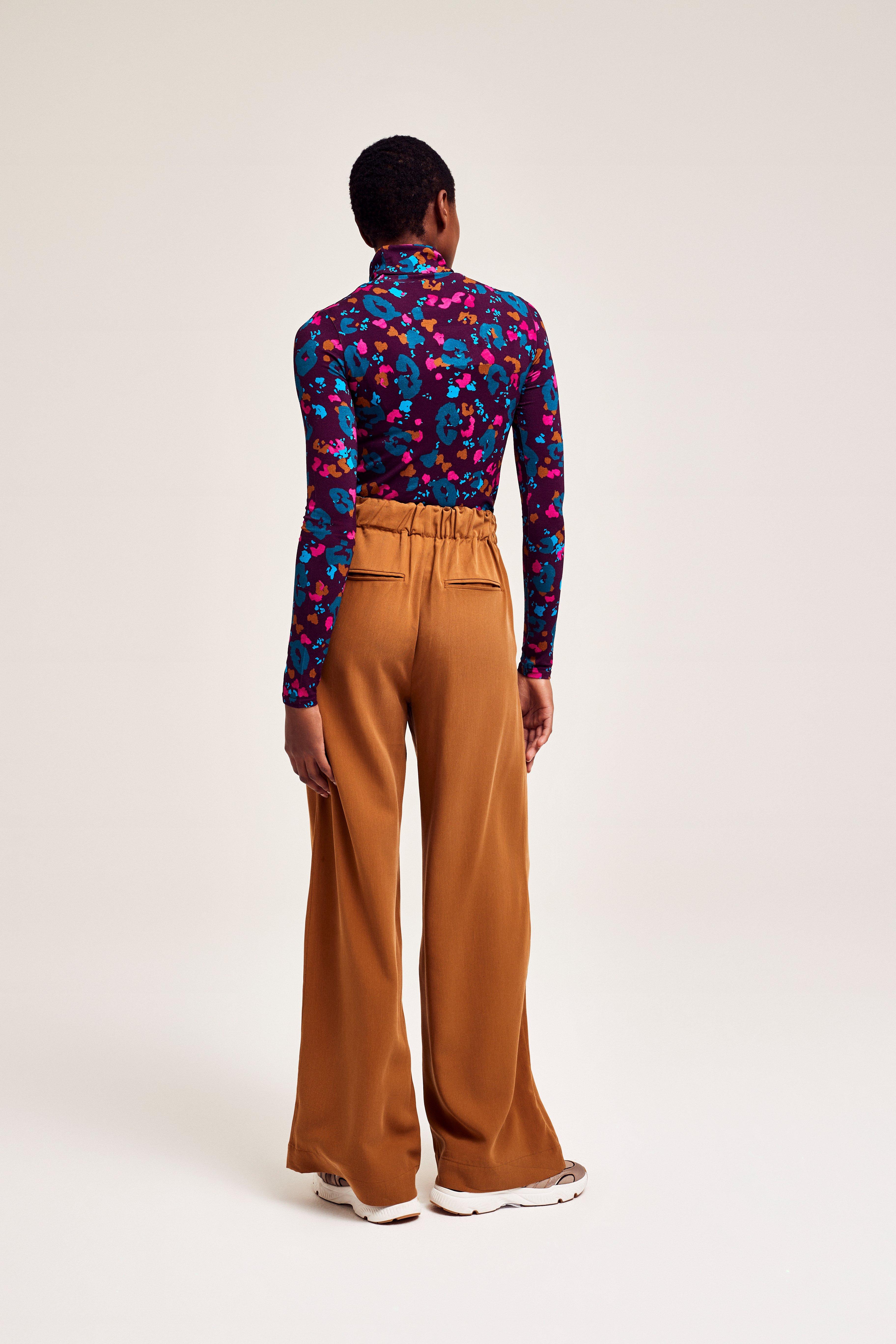CKS Dames - LAUSANNE - long trouser - bright brown