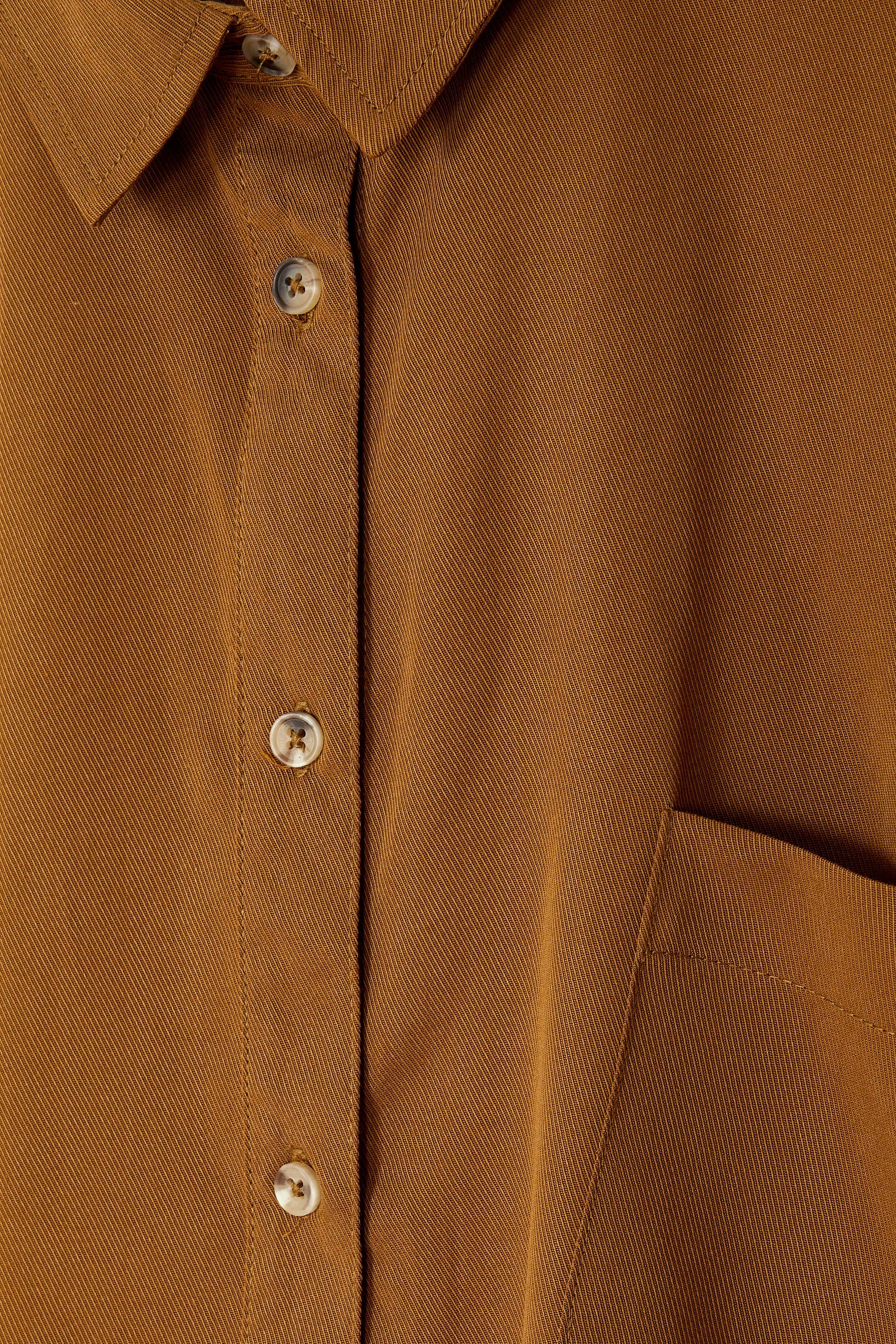 CKS Dames - WAZNA - blouse lange mouwen - lichtbruin