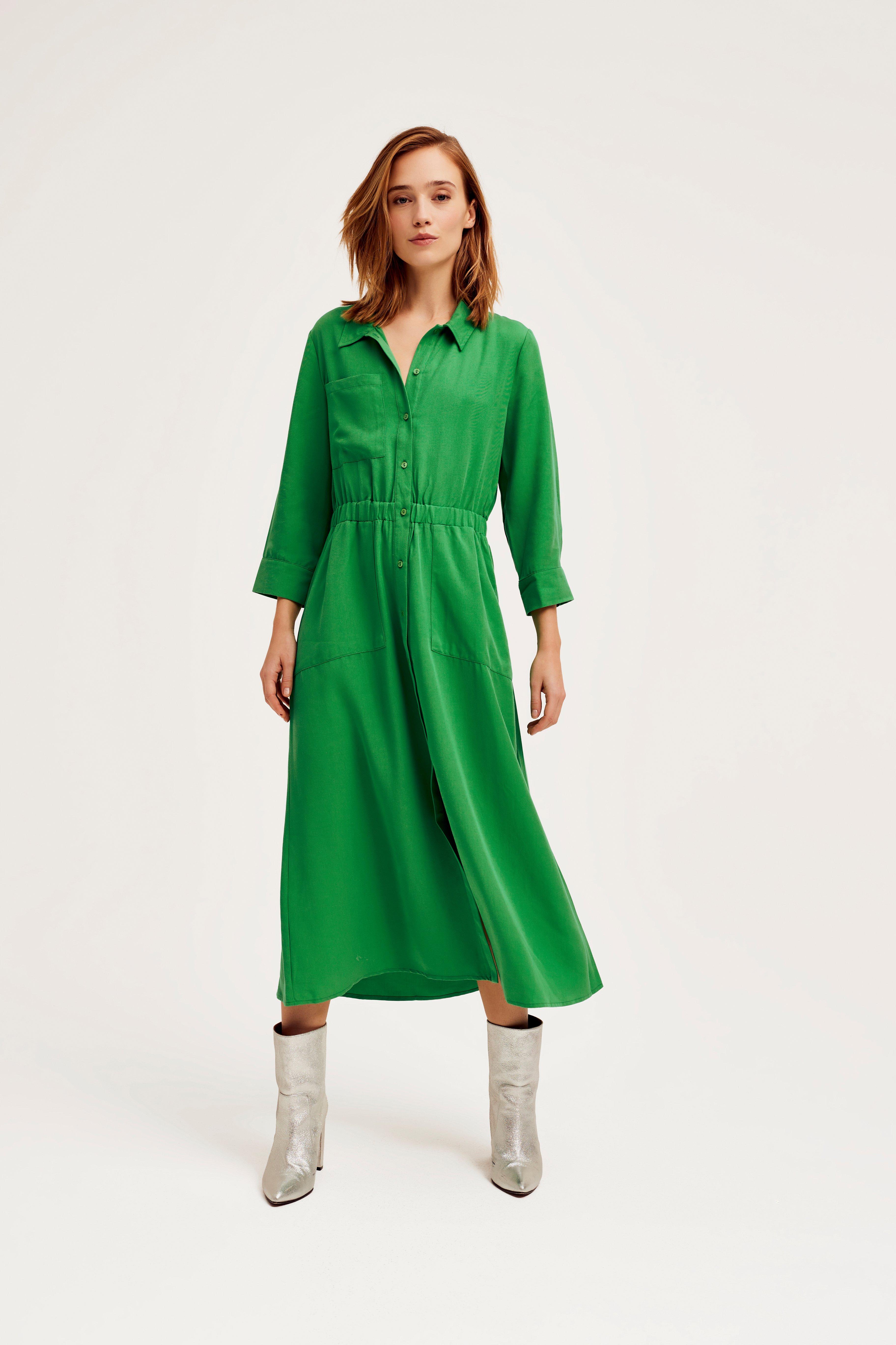 CKS Dames - DESTINY - midi dress - green