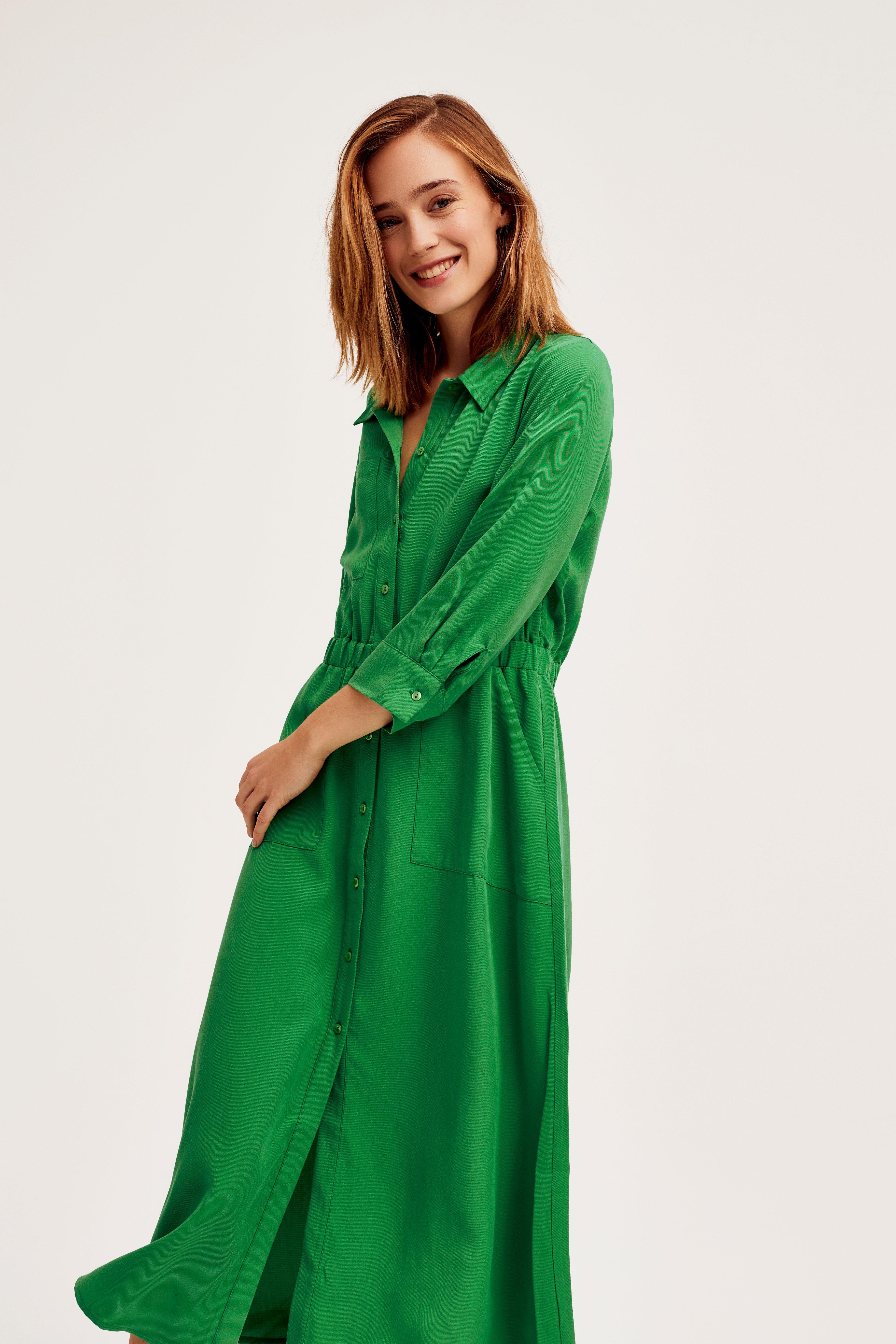 CKS Dames - DESTINY - midi dress - green