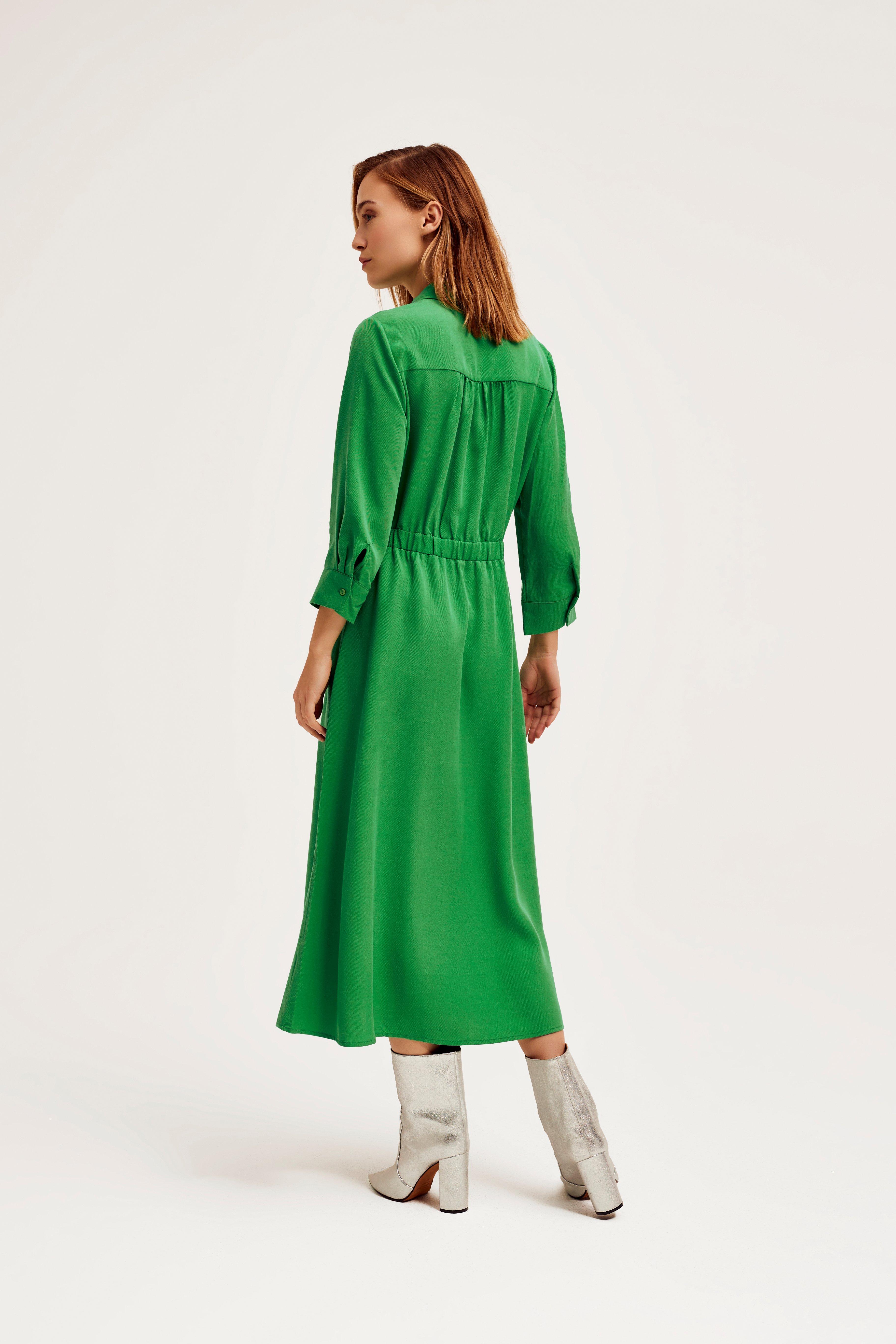 CKS Dames - DESTINY - midi dress - green