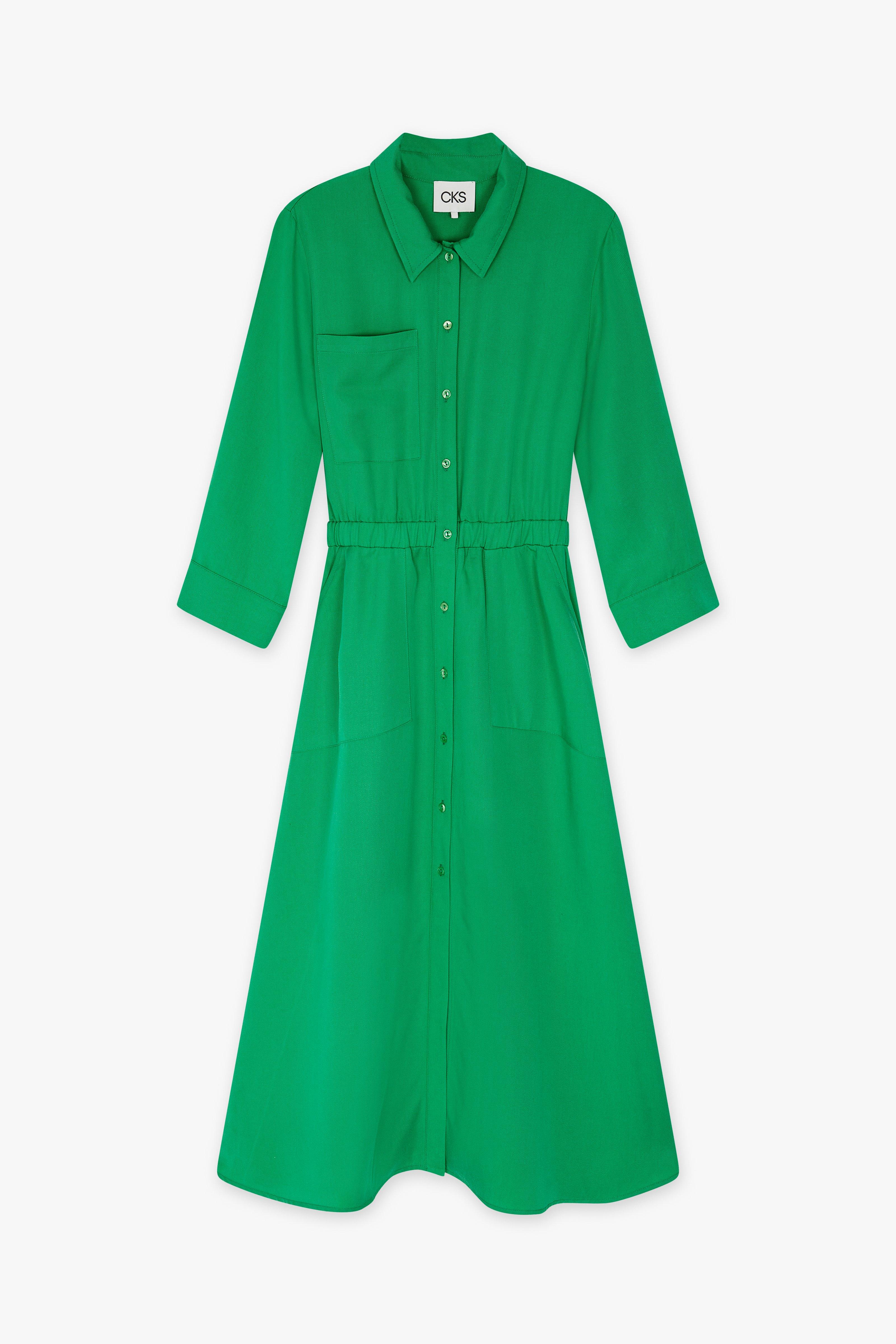 CKS Dames - DESTINY - midi dress - green