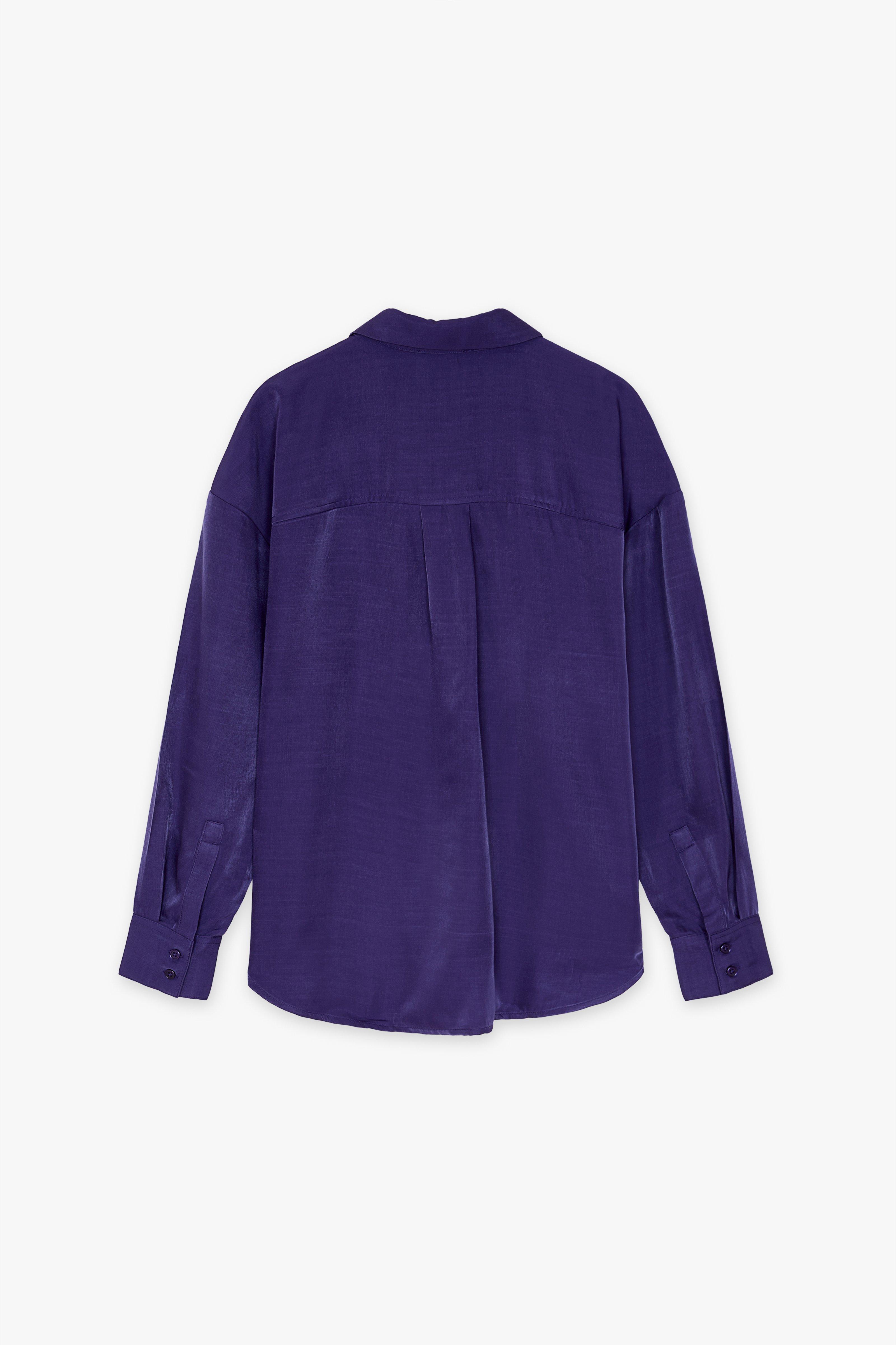 CKS Dames - RUTTENS - blouse korte mouwen - paars