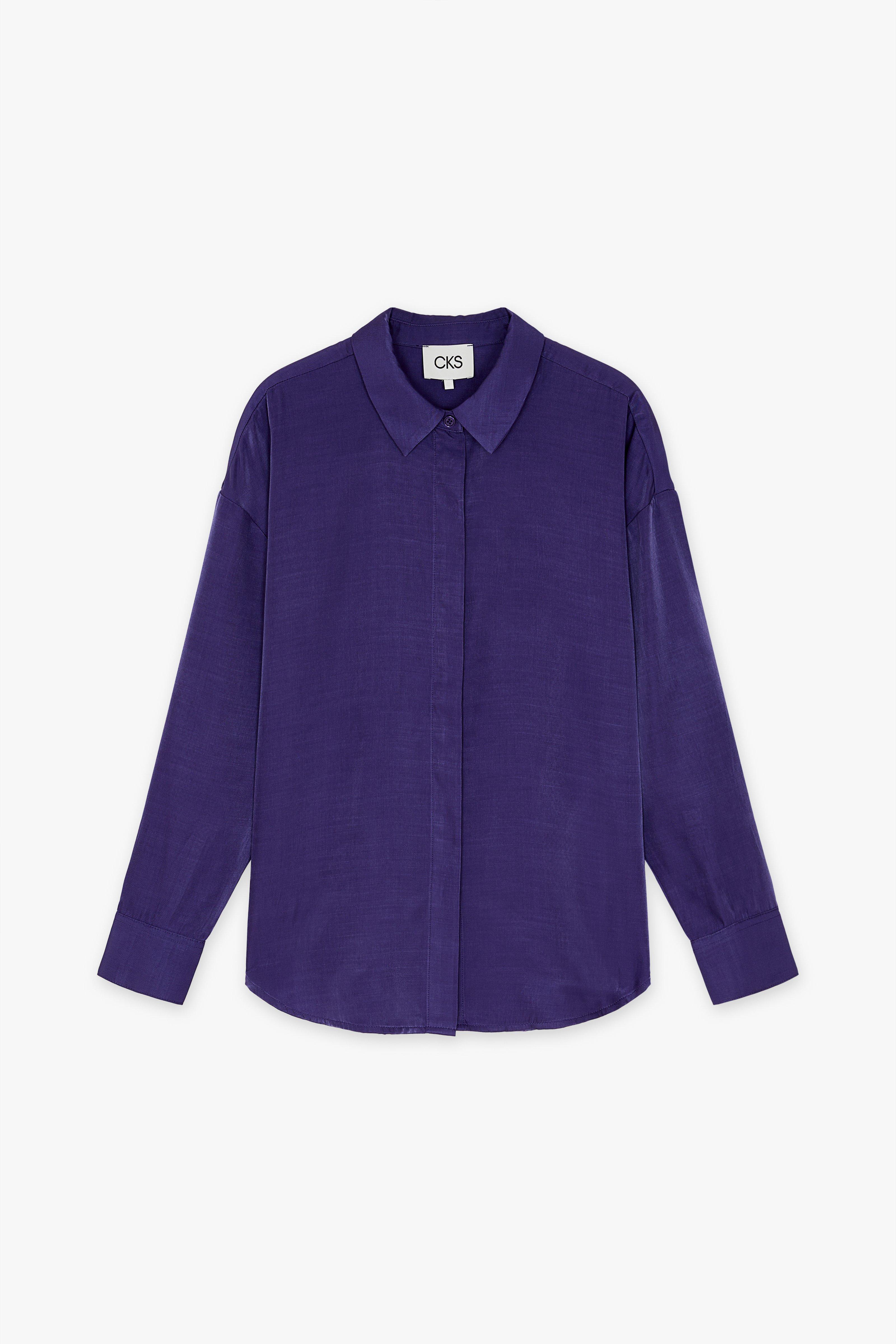 CKS Dames - RUTTENS - blouse short sleeves - purple