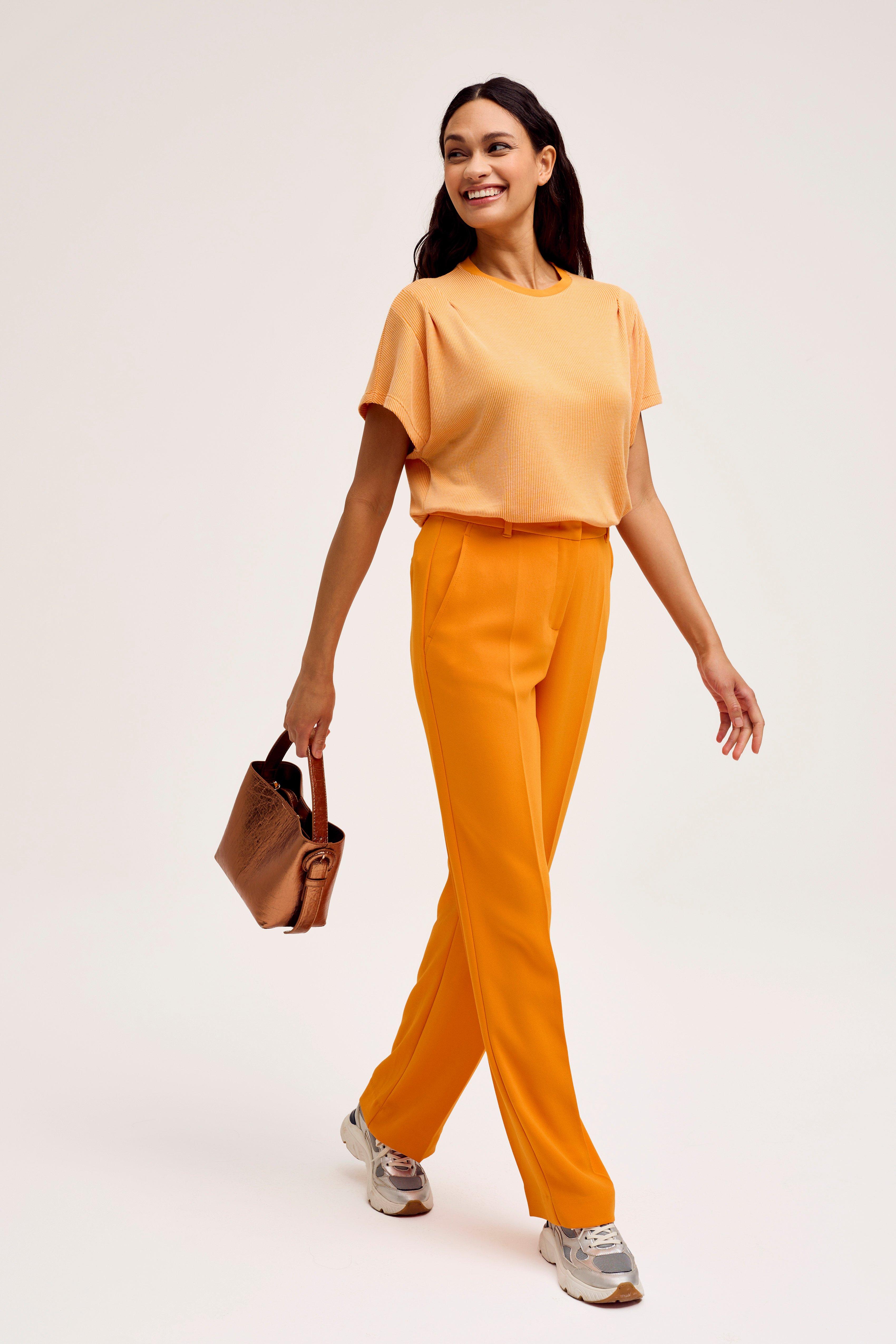 CKS Dames - TONKSA - long trouser - bright orange