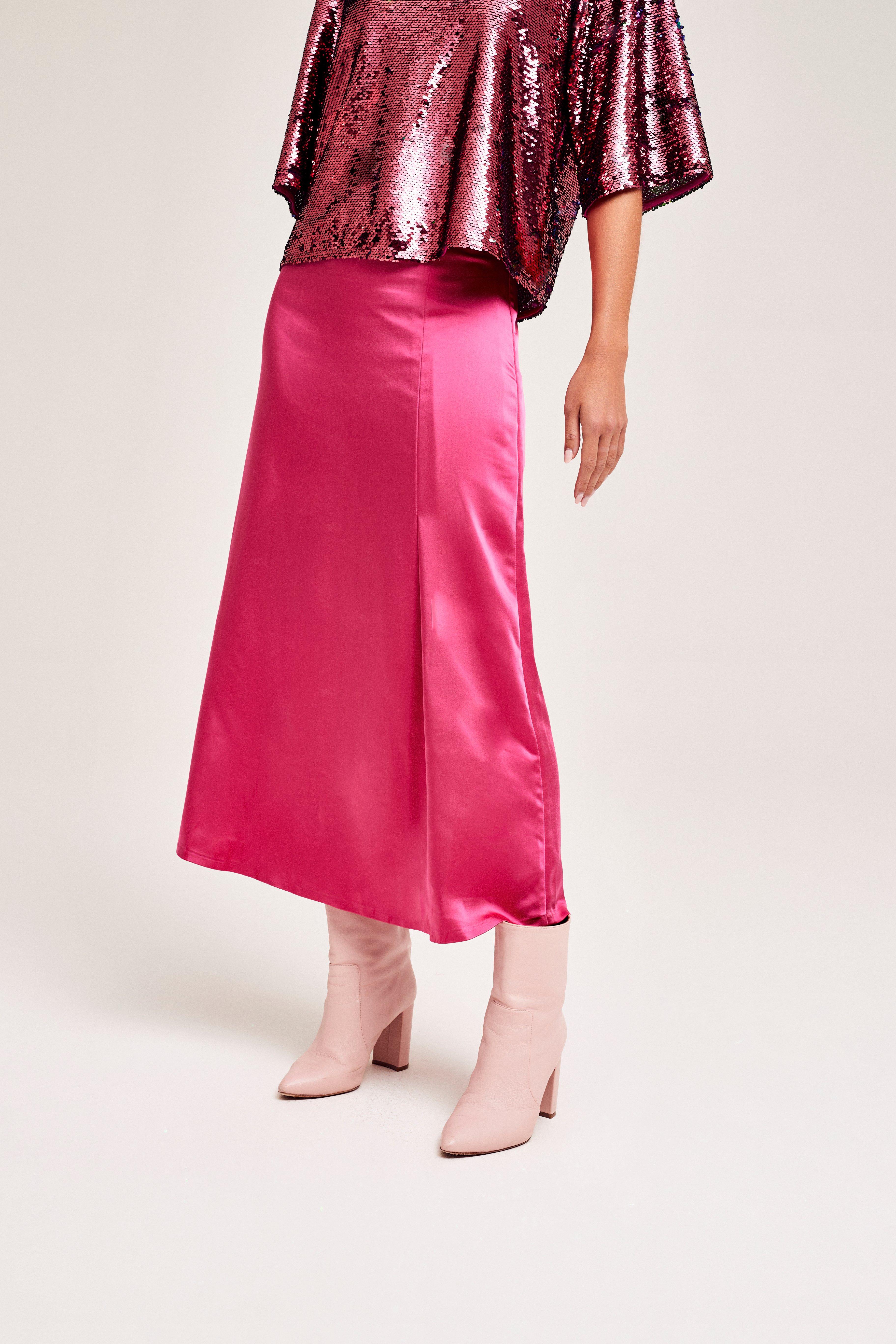 CKS Dames - SKIN - long skirt - pink