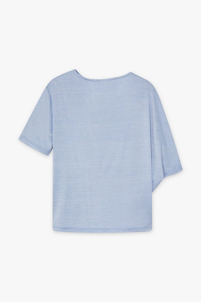 CKS Dames - INSTA - T-Shirt Kurzarm - Blau